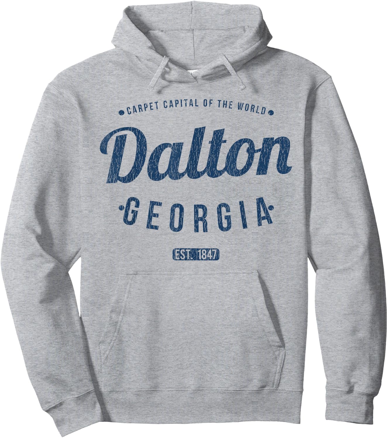 Dalton Georgia Retro Vintage Souvenir GA Dalton Hoodie - Hoodie | Ash