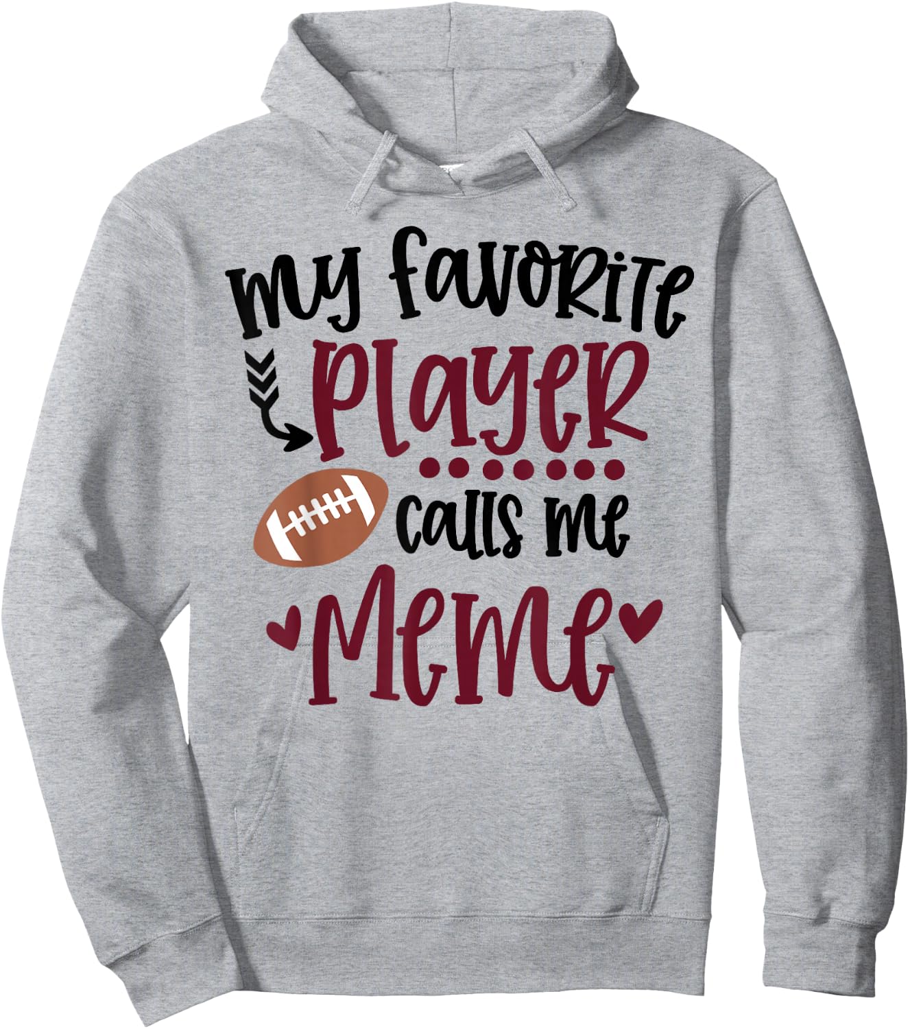 My Favorite Football Player Calls Me Meme Football Meme Hoodie - Hoodie | Ash