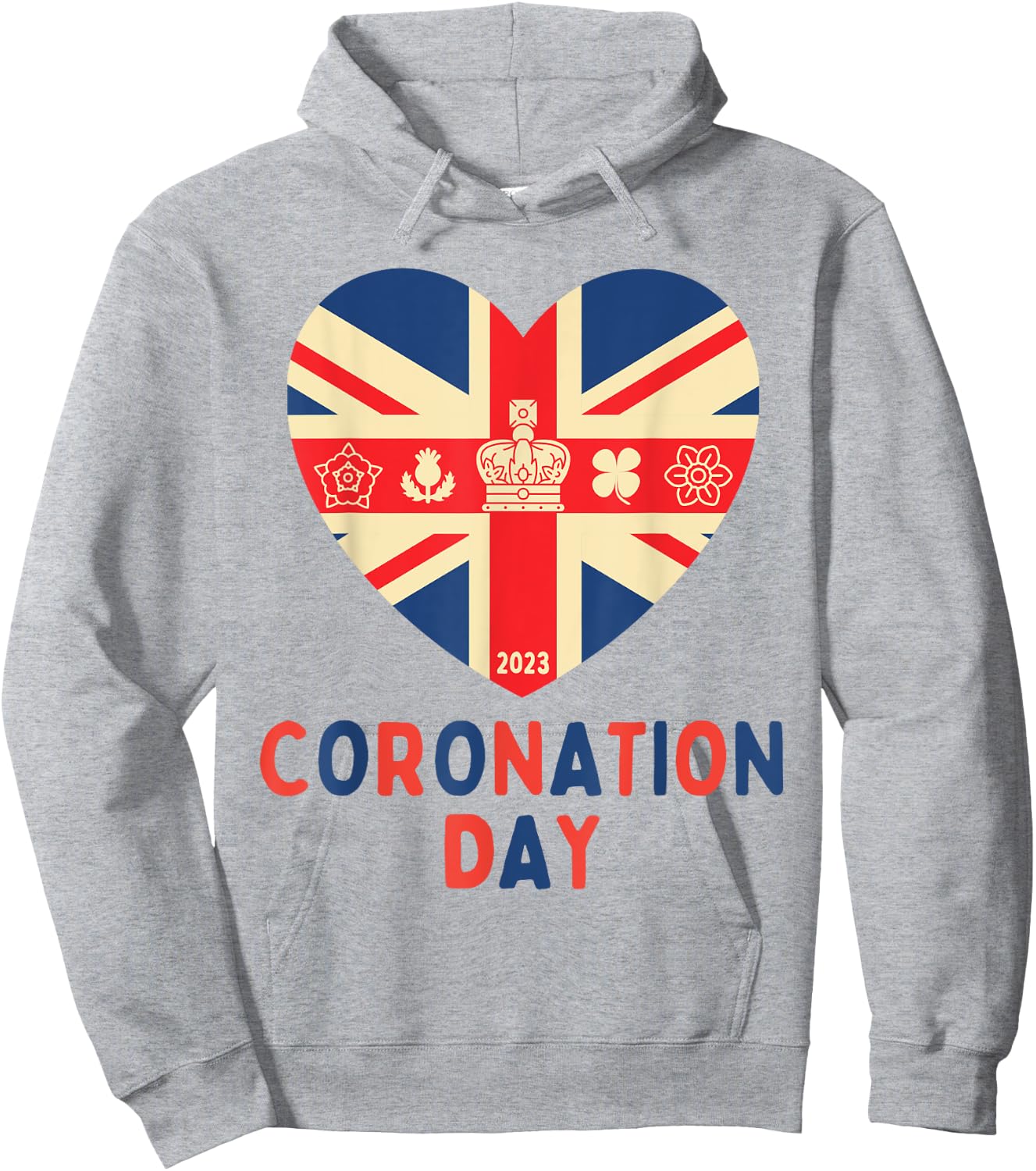 King's Coronation Day 2023 For Kids & Adults Hoodie - Hoodie | Ash