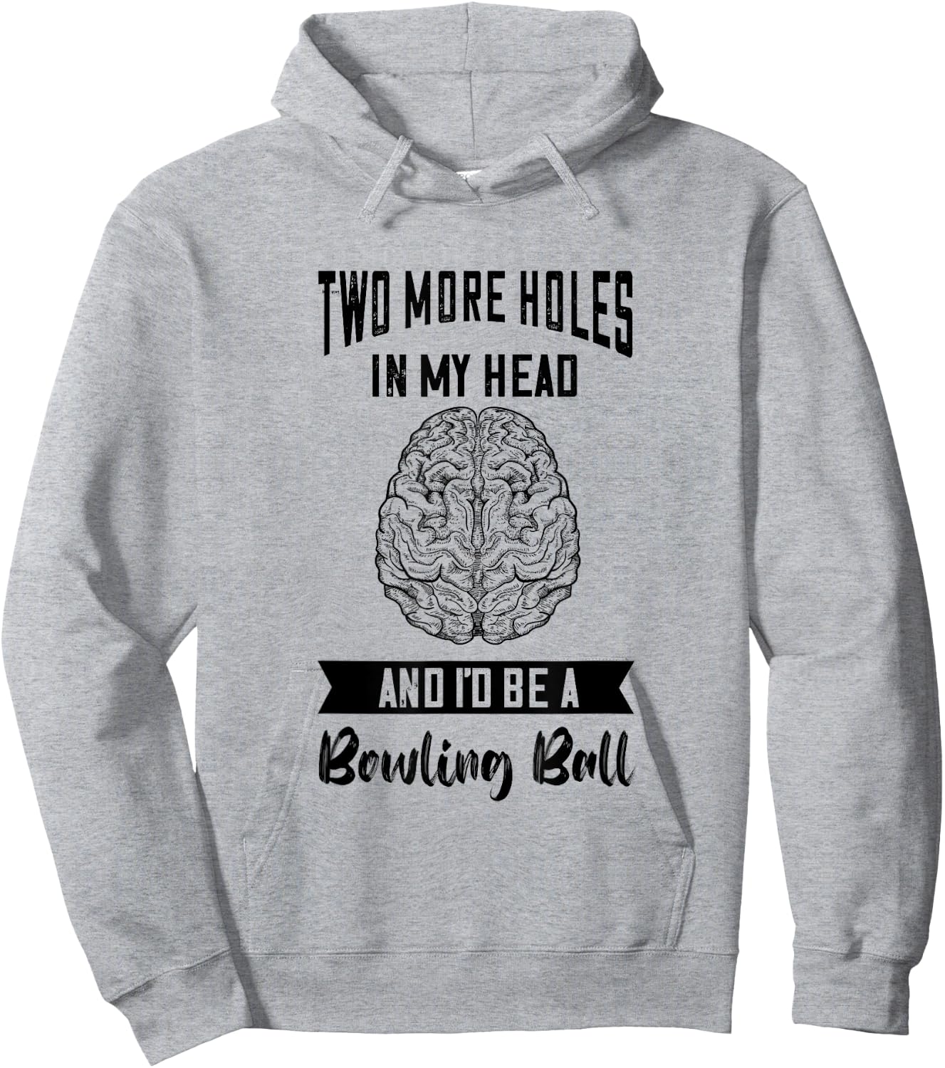 Brain Surgery Two More Holes In My Head Tumor Cancer Hoodie - Hoodie | Ash