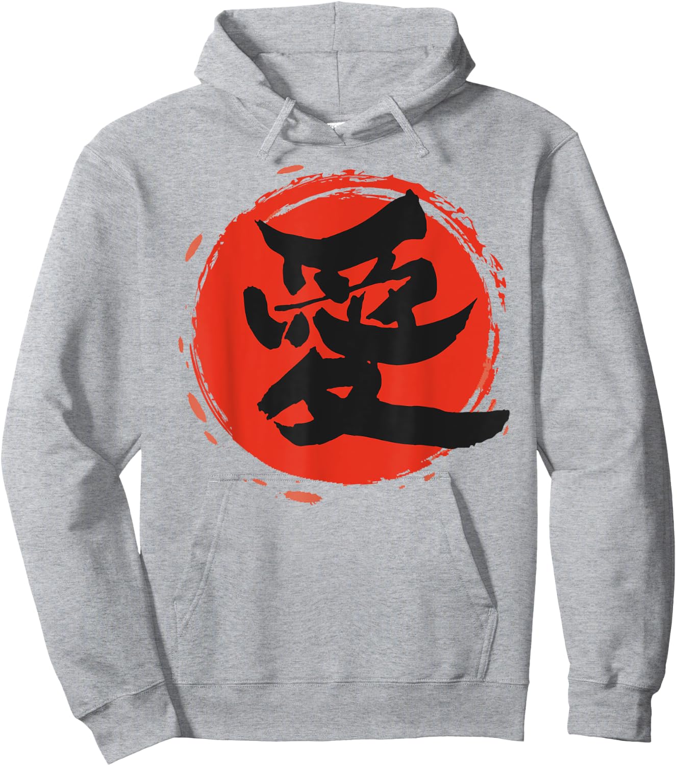 Love Written in Traditional Chinese Kanji Character Hoodie - Hoodie | Ash