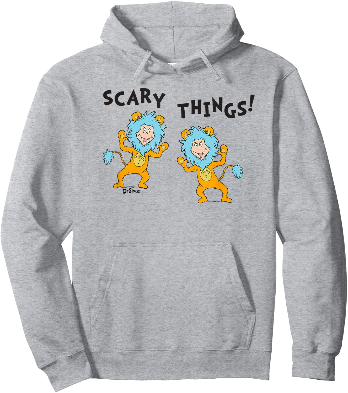 Dr. Seuss Halloween Scary Things Hoodie - Hoodie | Ash