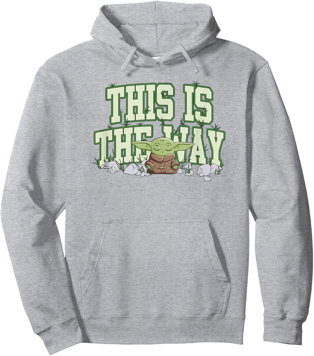 Star Wars: The Mandalorian This Is The Way Baby Yoda Hoodie - Hoodie | Ash