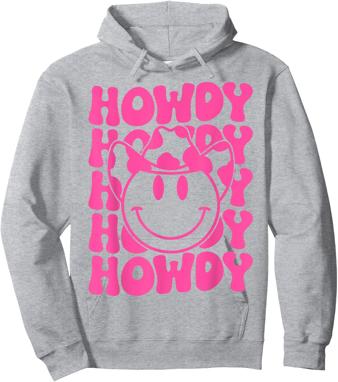 Groovy Howdy Rodeo Western Country Southern Cowgirl Hoodie - Hoodie | Ash