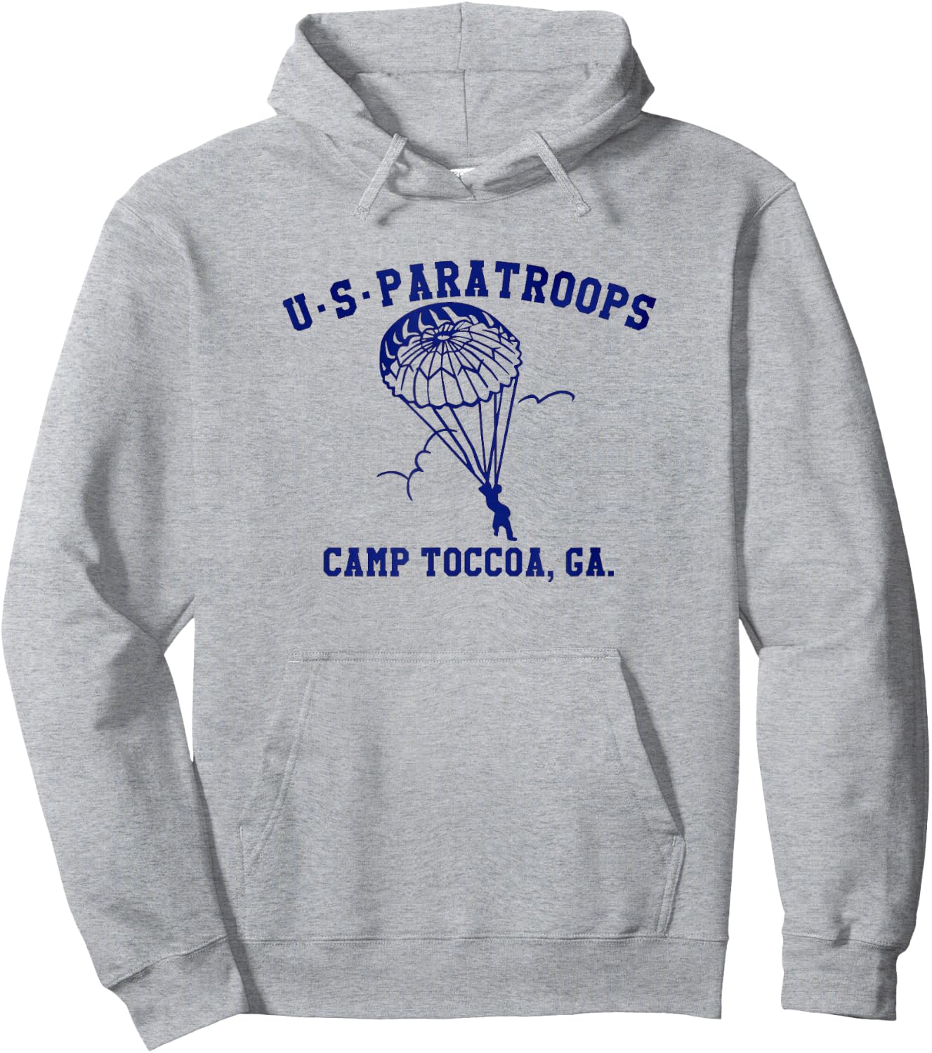 US Paratrooper Camp Toccoa WW2 Hoodie - Hoodie | Ash