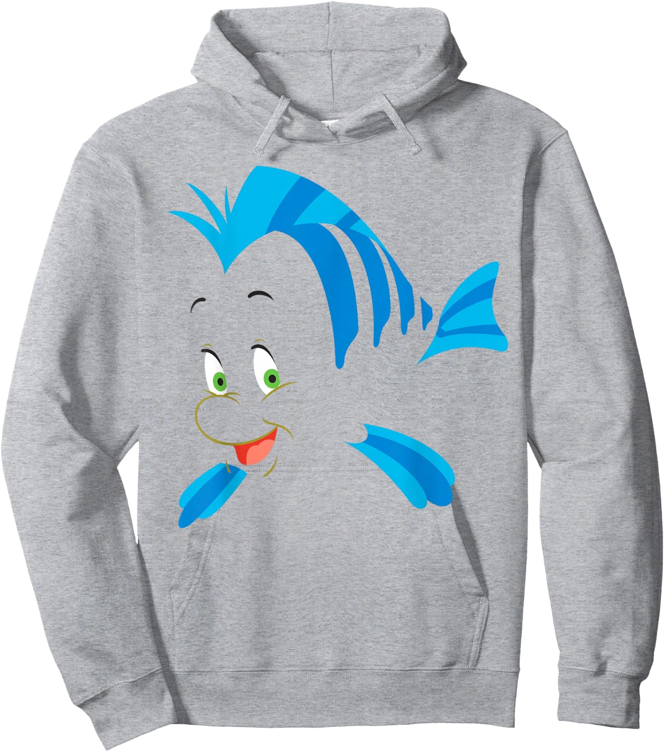 Disney The Little Mermaid Flounder Costume Small Hoodie - Hoodie | Ash