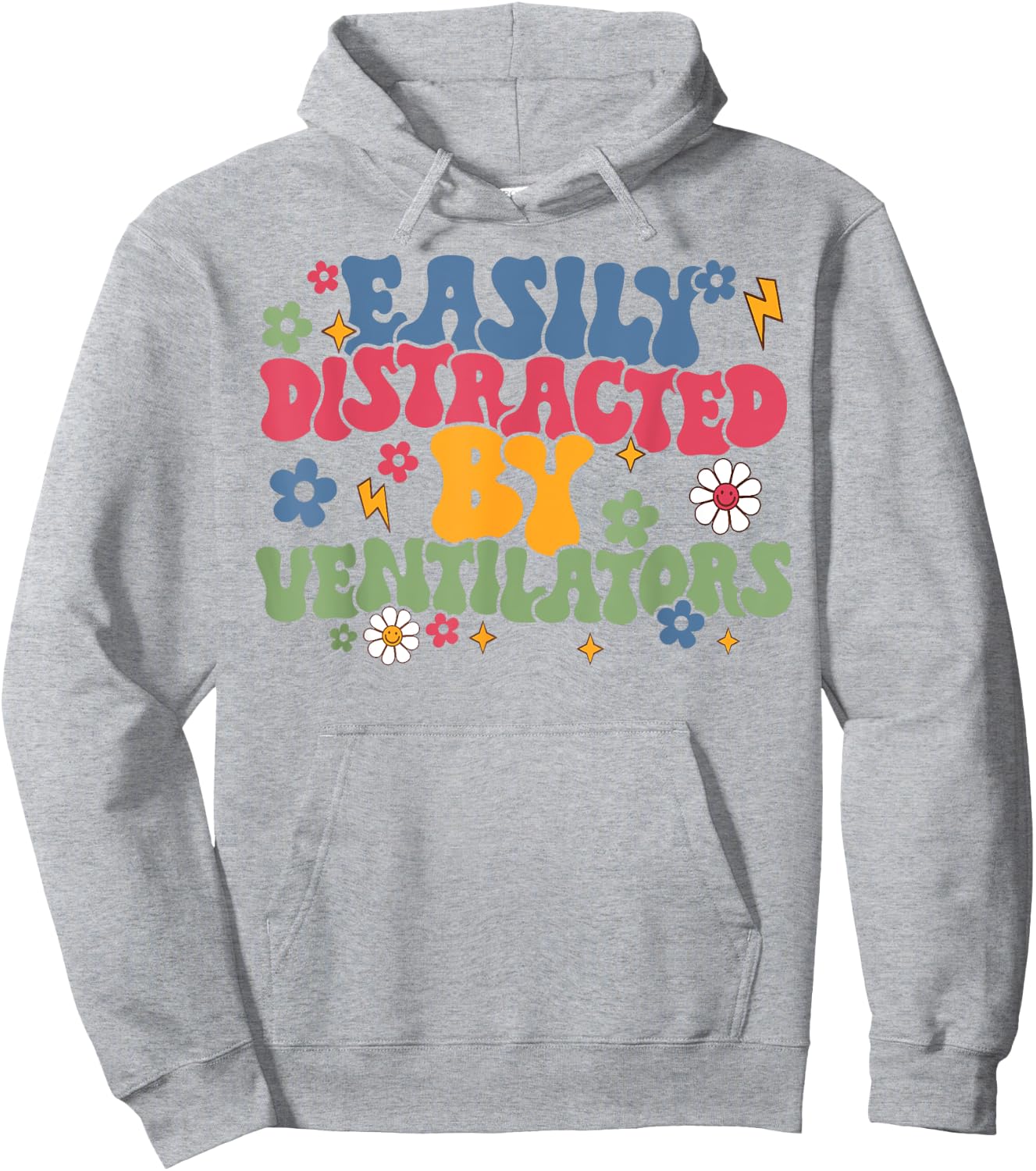 Funny Respiratory Therapist Easily Distracted By Ventilators Hoodie - Hoodie | Ash