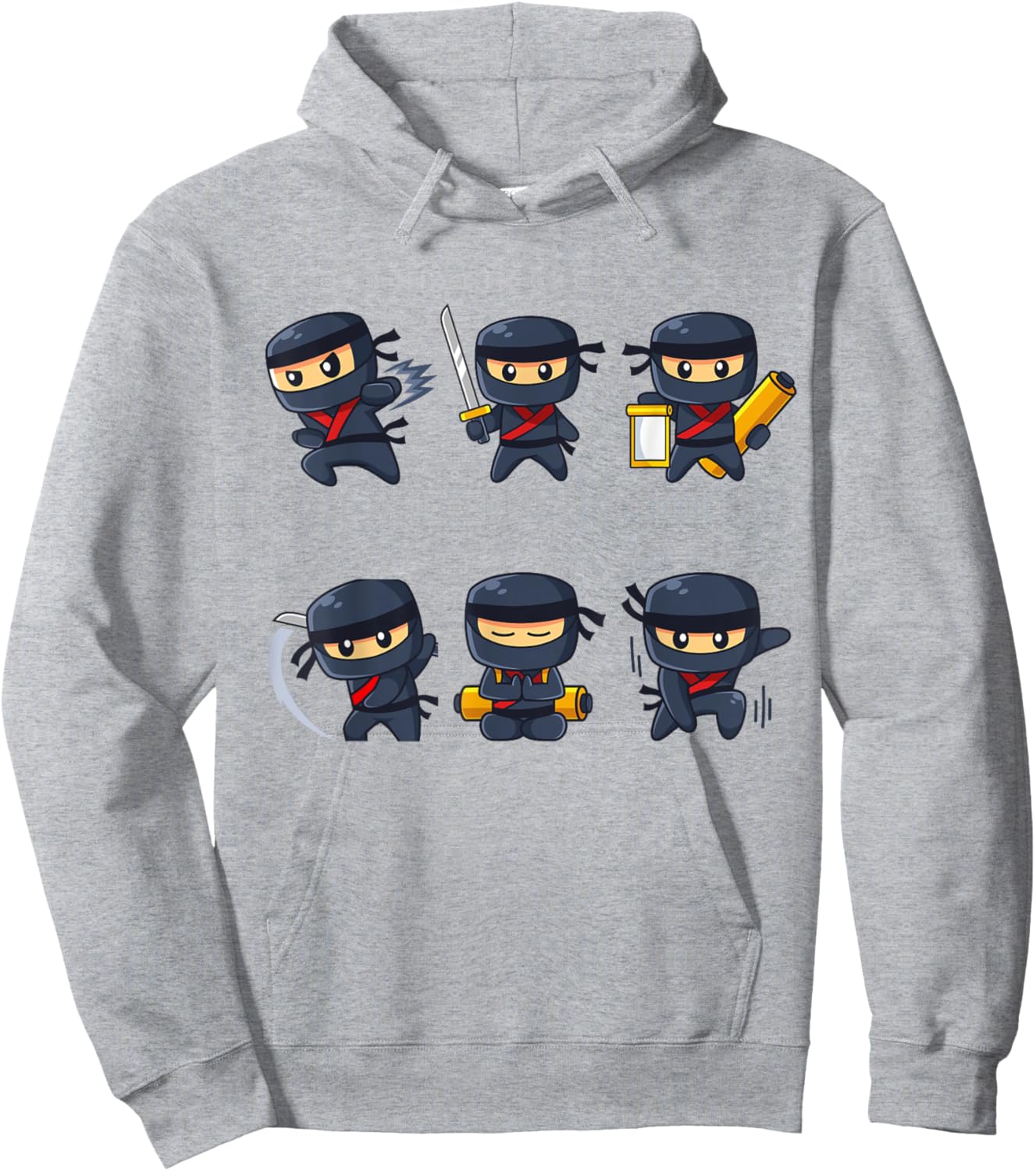 Ninja Disguise Kids Cool Ninjas Boys Girls Hoodie - Hoodie | Ash