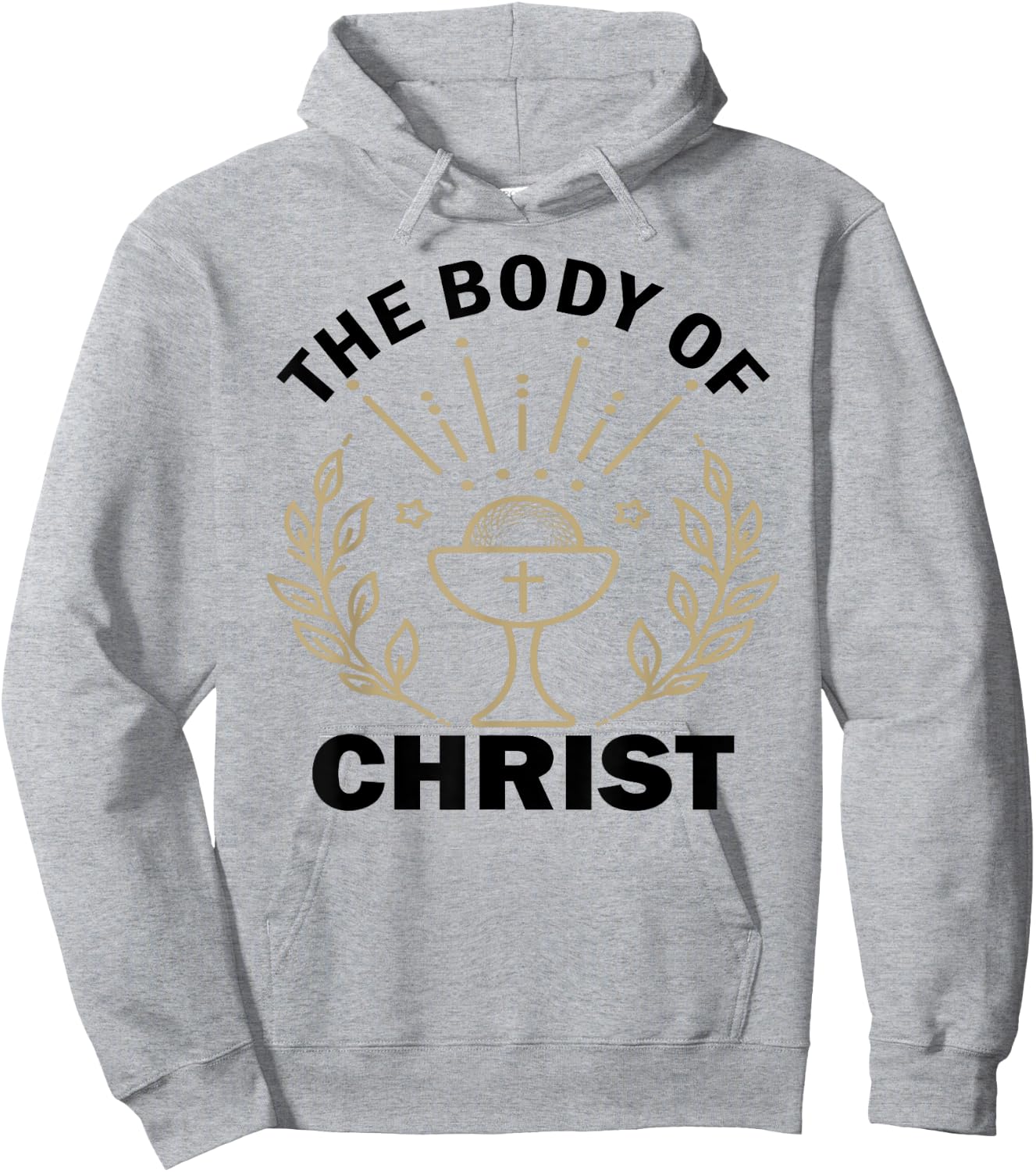 First Communion Eucharist Miracles Catholic Hoodie - Hoodie | Ash
