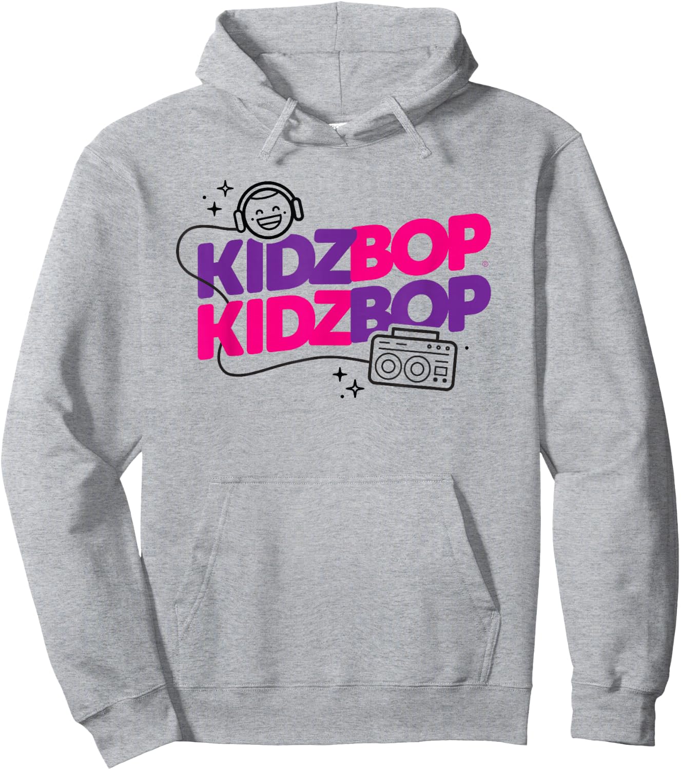 Kidz BOP - Ultimate Playlist Boombox Hoodie - Hoodie | Ash