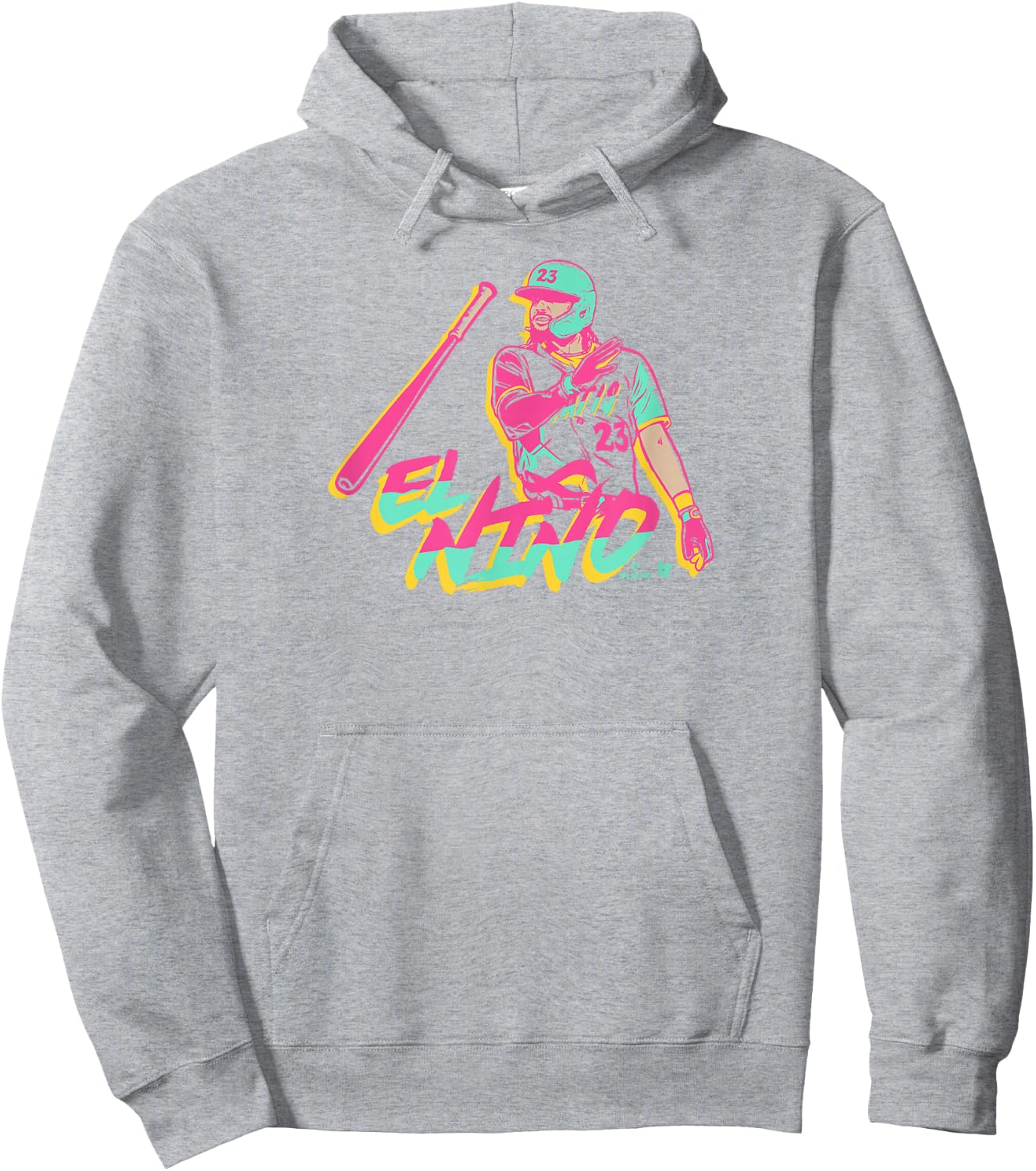 Fernando Tatis Jr - Bat Flip City - San Diego Baseball Hoodie - Hoodie | Ash