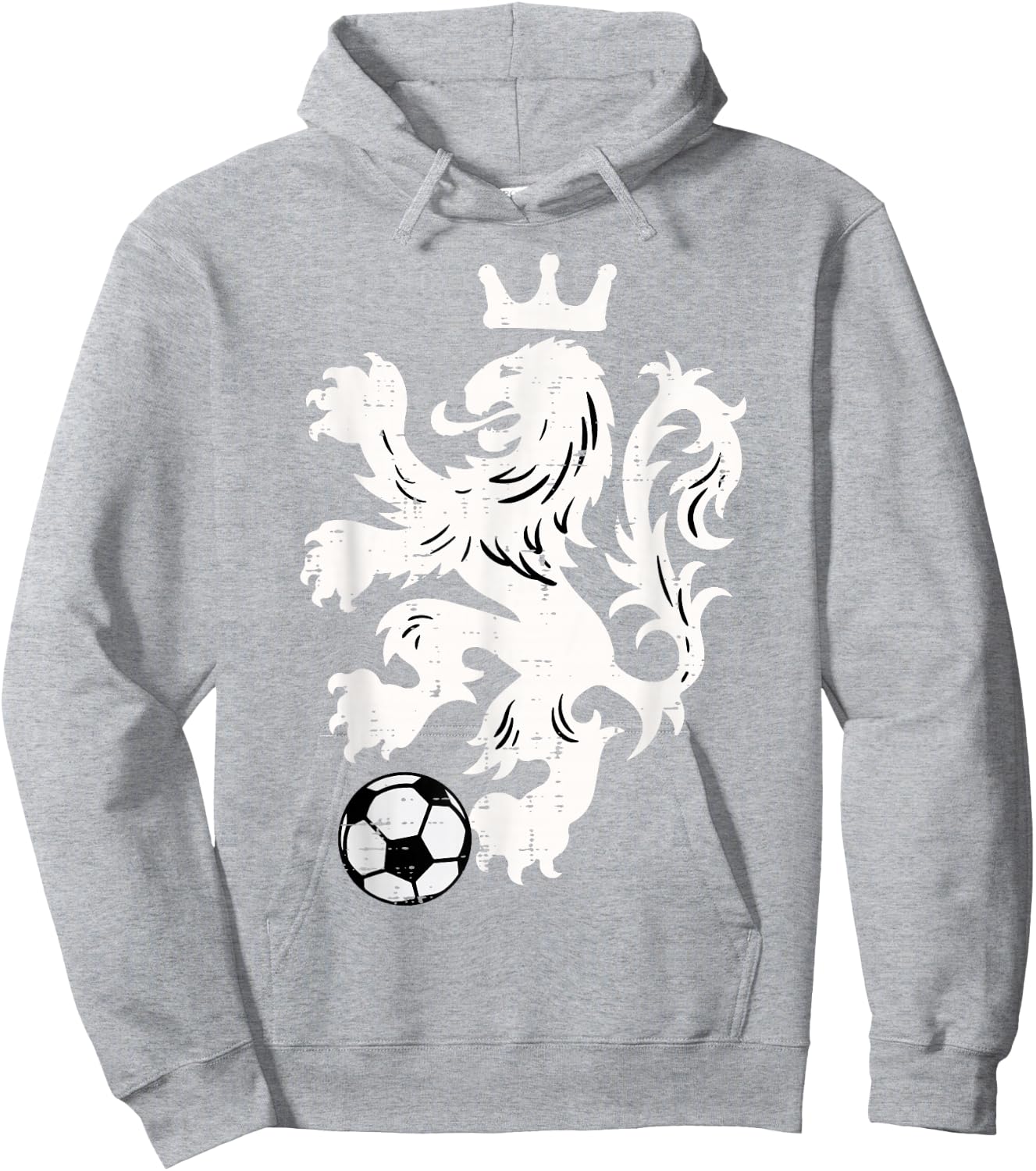 Netherlands Lion Dutch Orange Soccer Fan Men Women Kids Hoodie - Hoodie | Ash