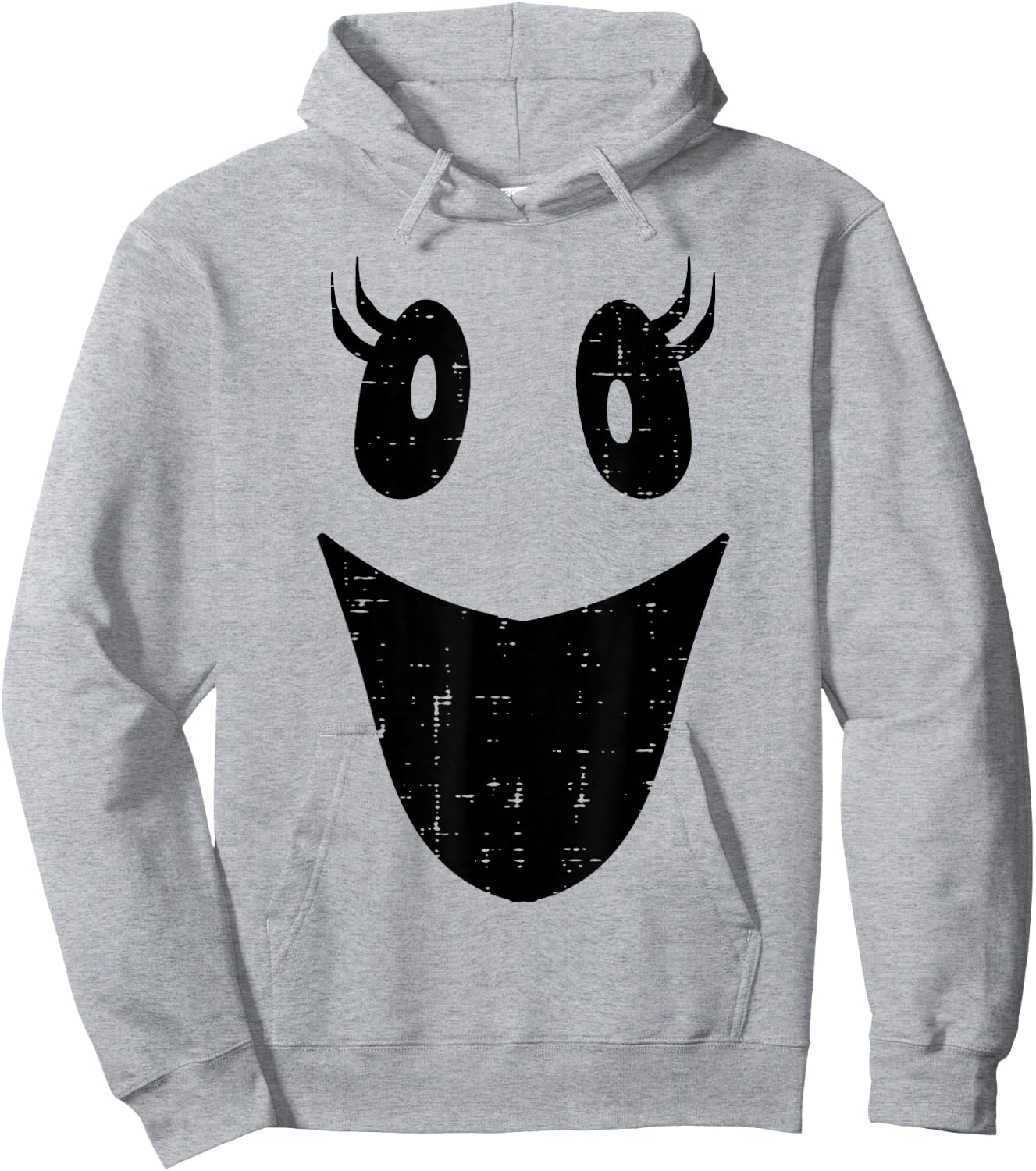 Ghost Cute DIY Halloween Costume Girls Women Kids Teens Hoodie - Hoodie | Ash