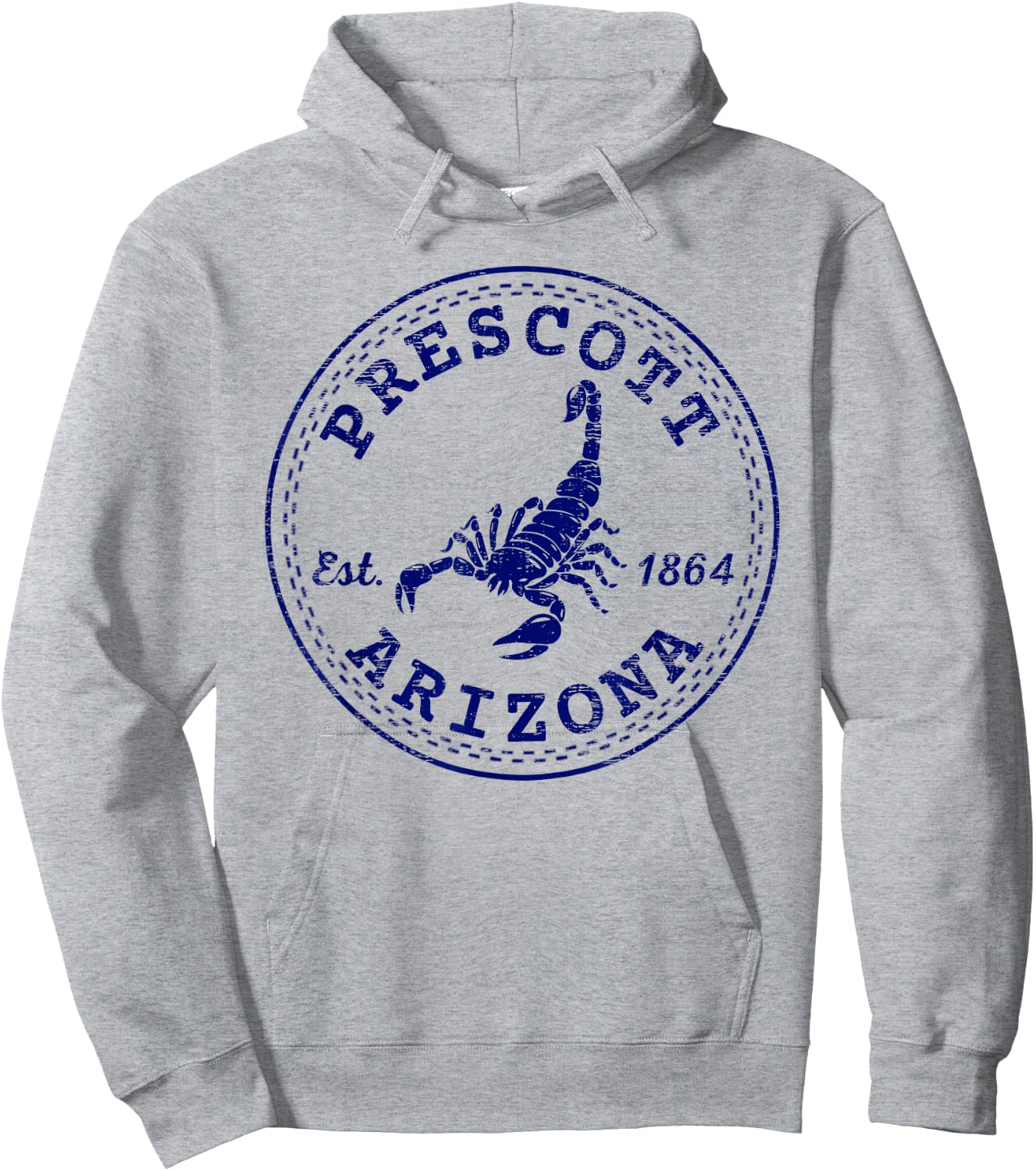 Prescott Arizona Vintage Hoodie - Hoodie | Ash