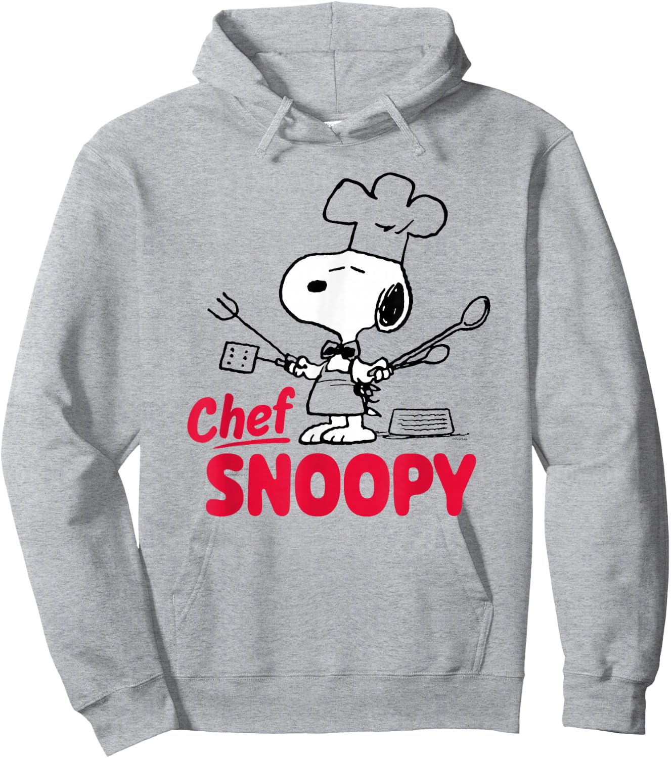 Peanuts - Chef Snoopy Hoodie - Hoodie | Ash