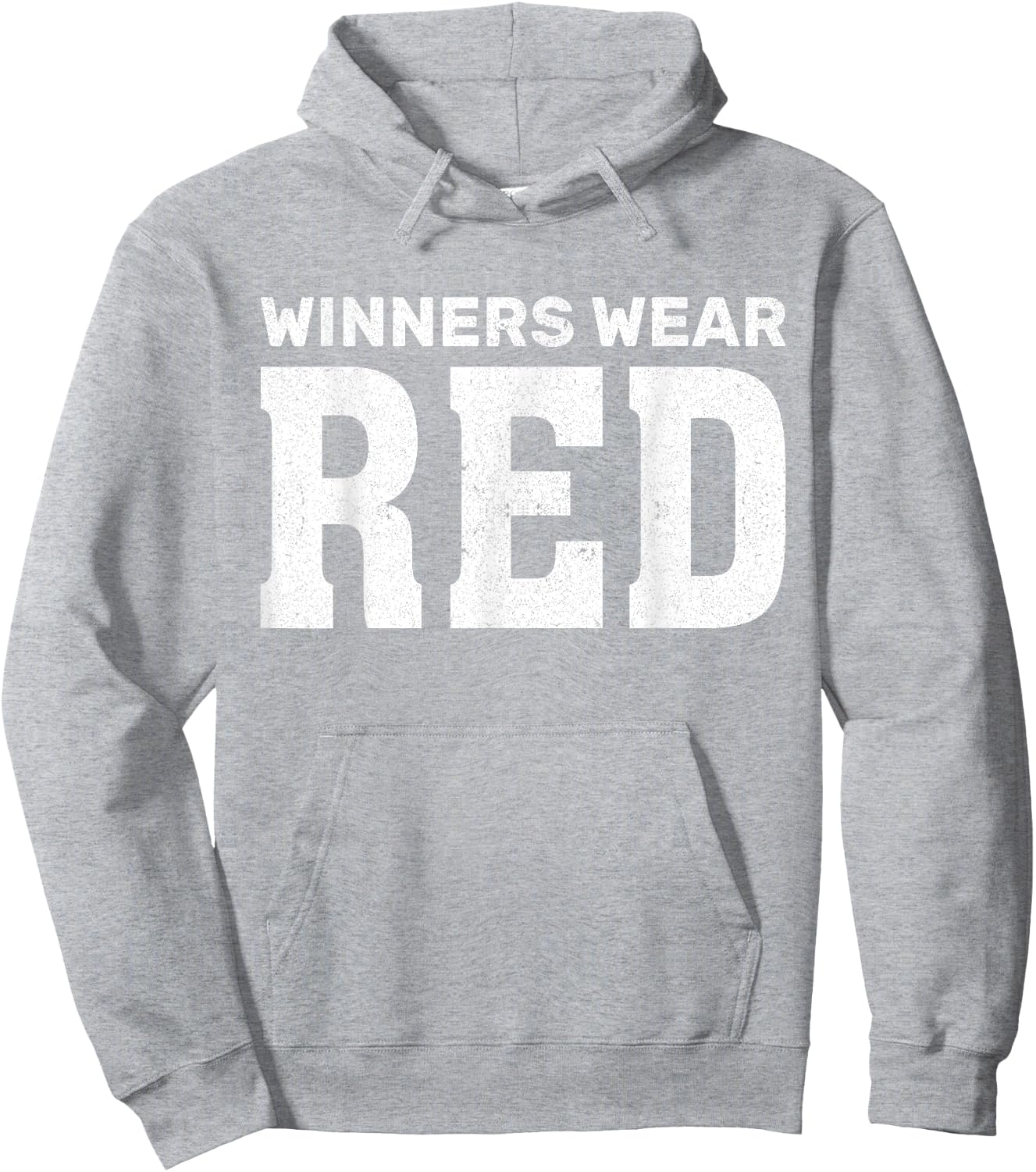 Winners Wear Red Team Spirit Game Competition Funny Camping Hoodie - Hoodie | Ash