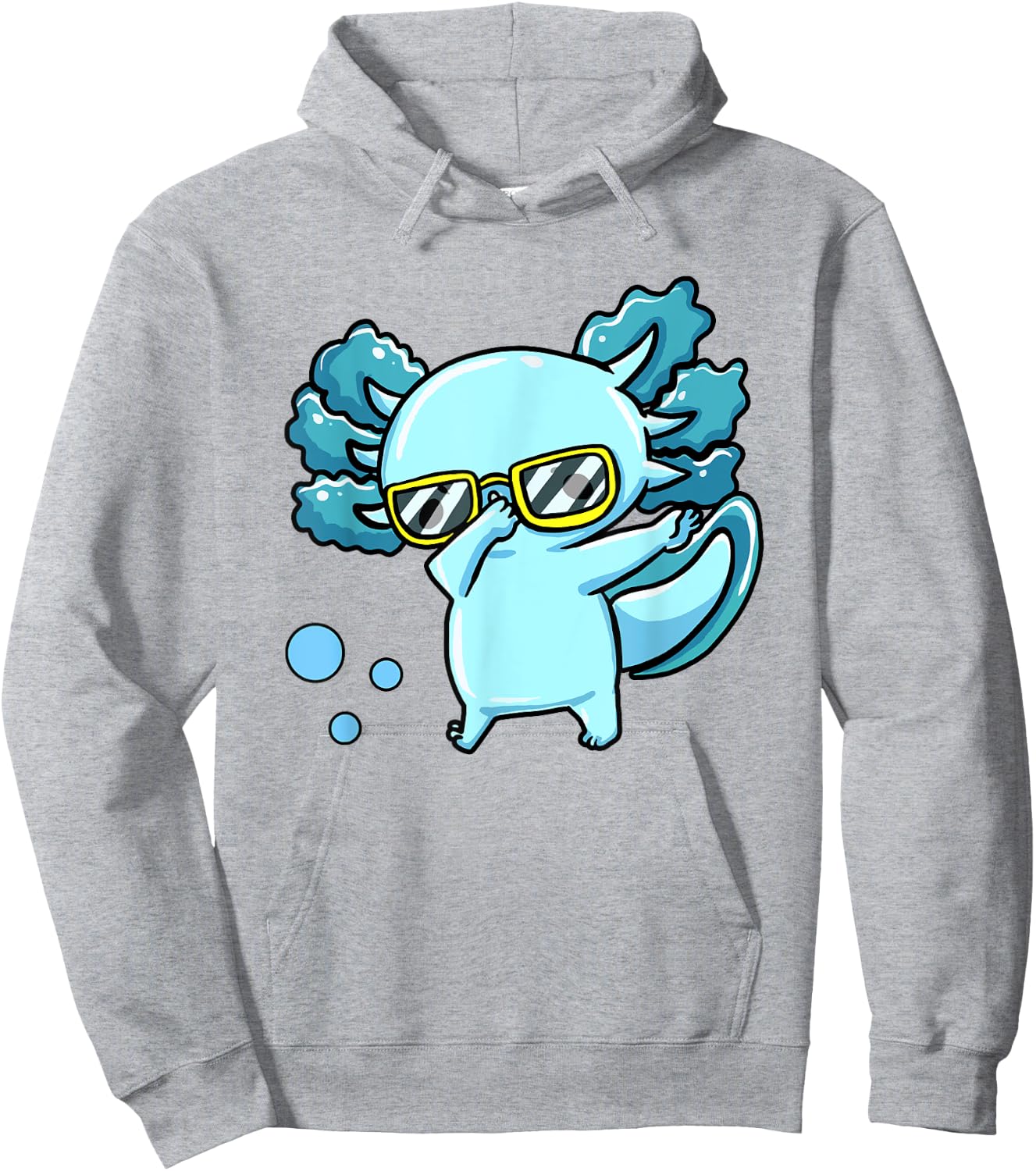 Funny Dabbing Axolotl-Shirt Toddler Boys Kids Hoodie - Hoodie | Ash