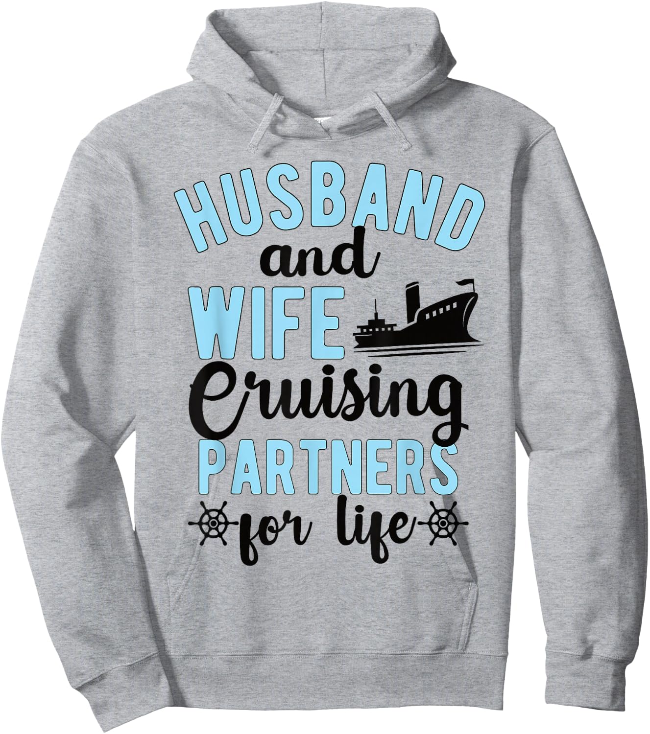 Husband And Wife Cruising Partners For Life Cruise Trip Hoodie - Hoodie | Ash