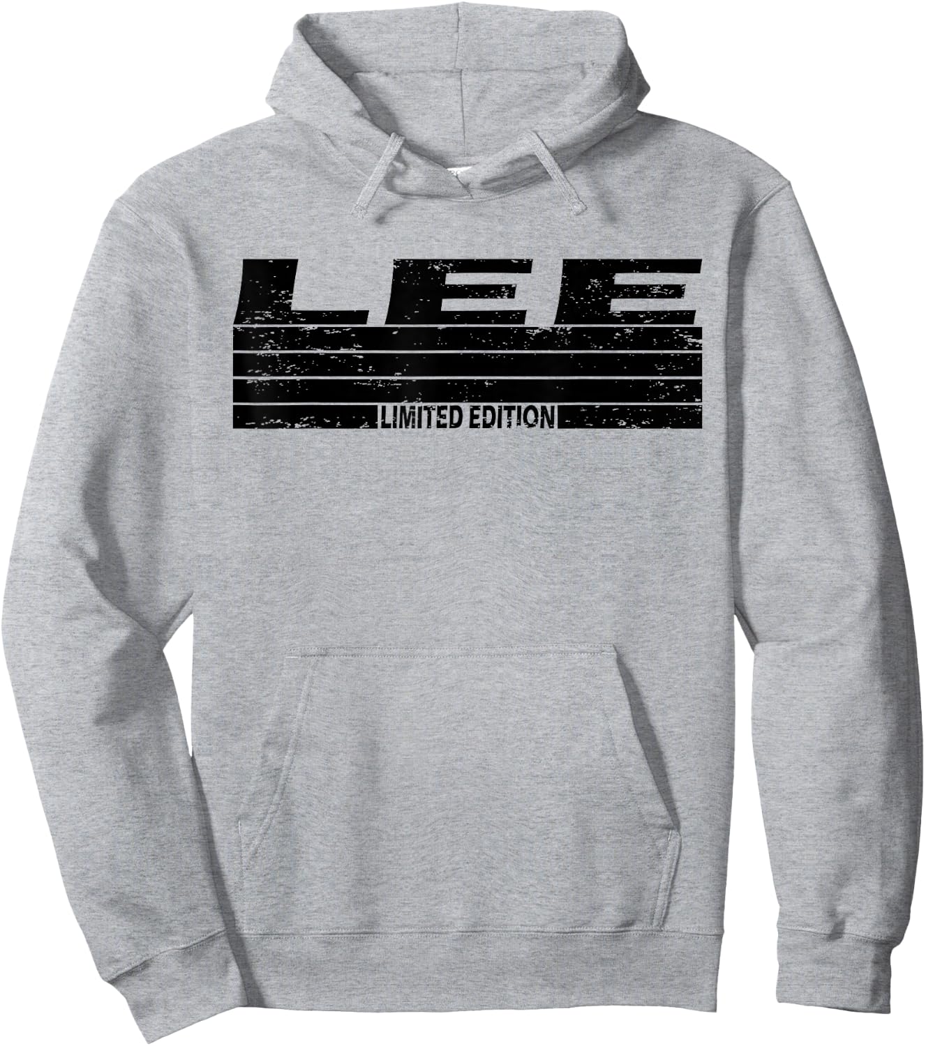 Lee Surname Limited Edition Retro Vintage Style Sunset Hoodie - Hoodie | Ash