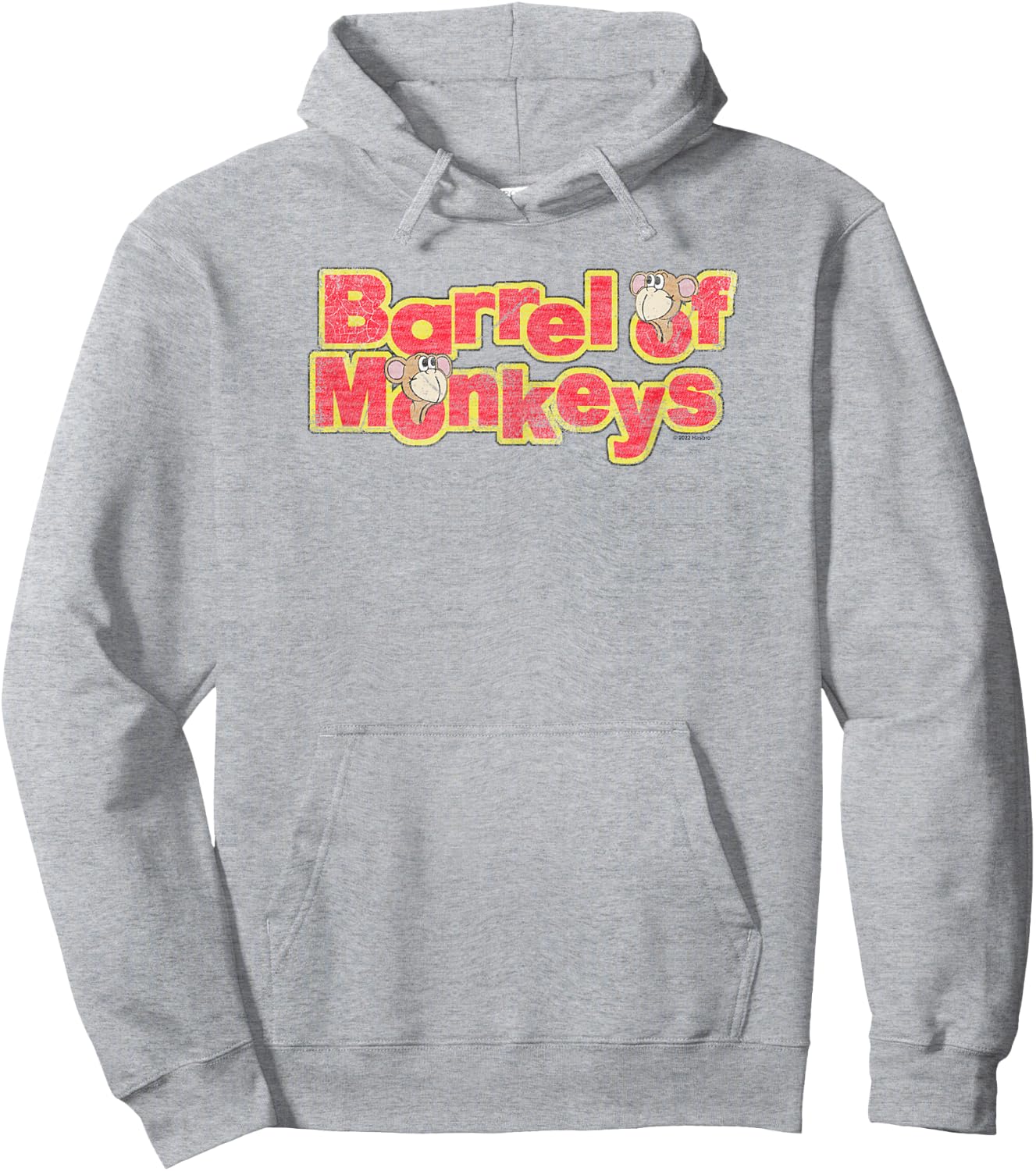 Barrel Of Monkeys Classic Retro Vintage Logo Hoodie - Hoodie | Ash