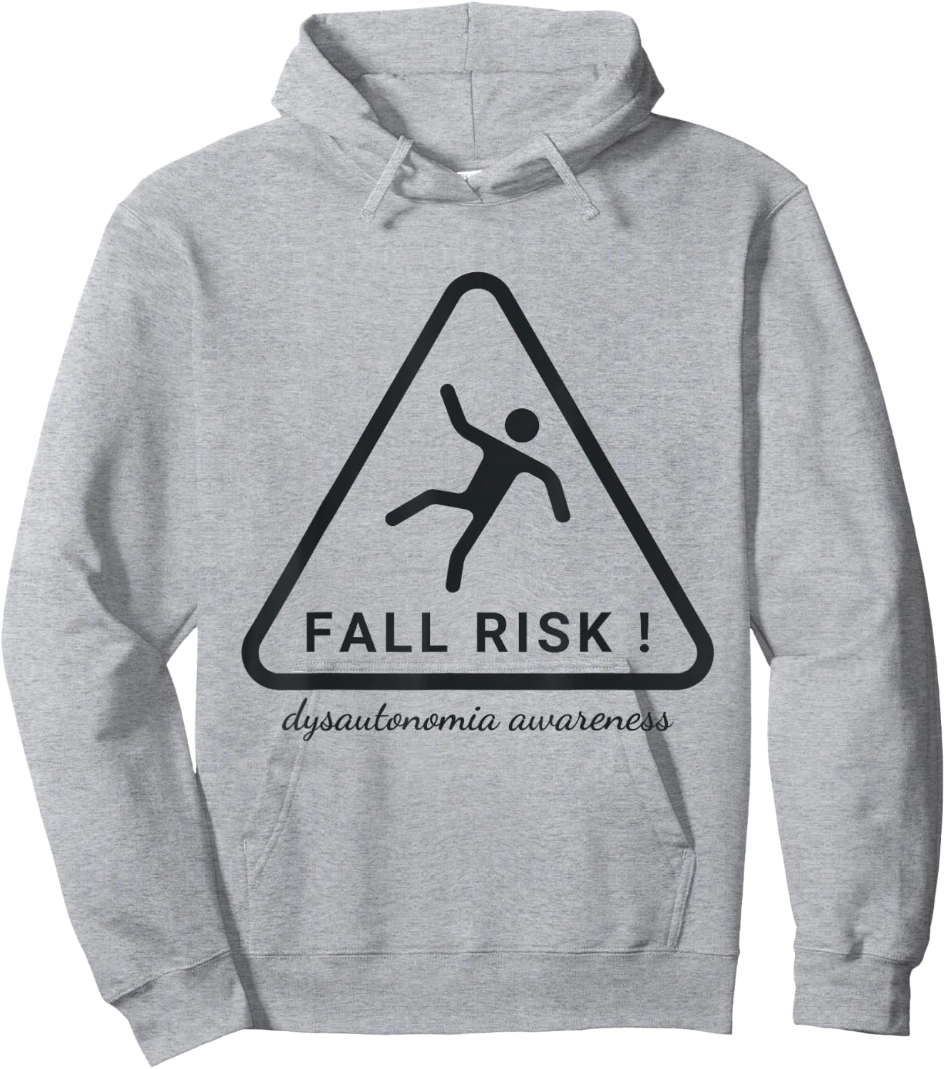Postural Orthostatic Tachycardia Syndrome Survivor POTS Tachycardia Syndrome Dysautonomia Fall Risk Awareness -Adults Grey Small Classic Fit Short Sleeve Hoodie - Hoodie | Ash