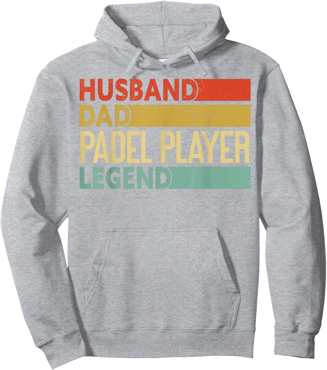 Husband Dad Padel Player Legend | Father's Day Funny Padel Hoodie - Hoodie | Ash
