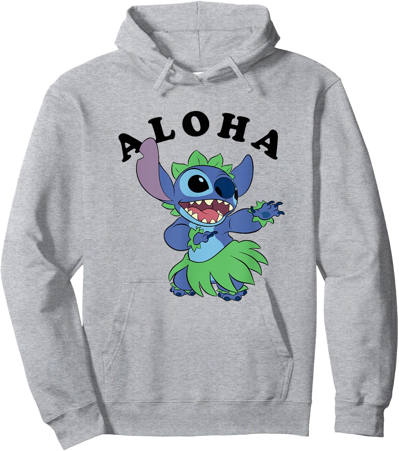 Disney Lilo & Stitch Aloha Hula Dancing Stitch Hoodie - Hoodie | Ash