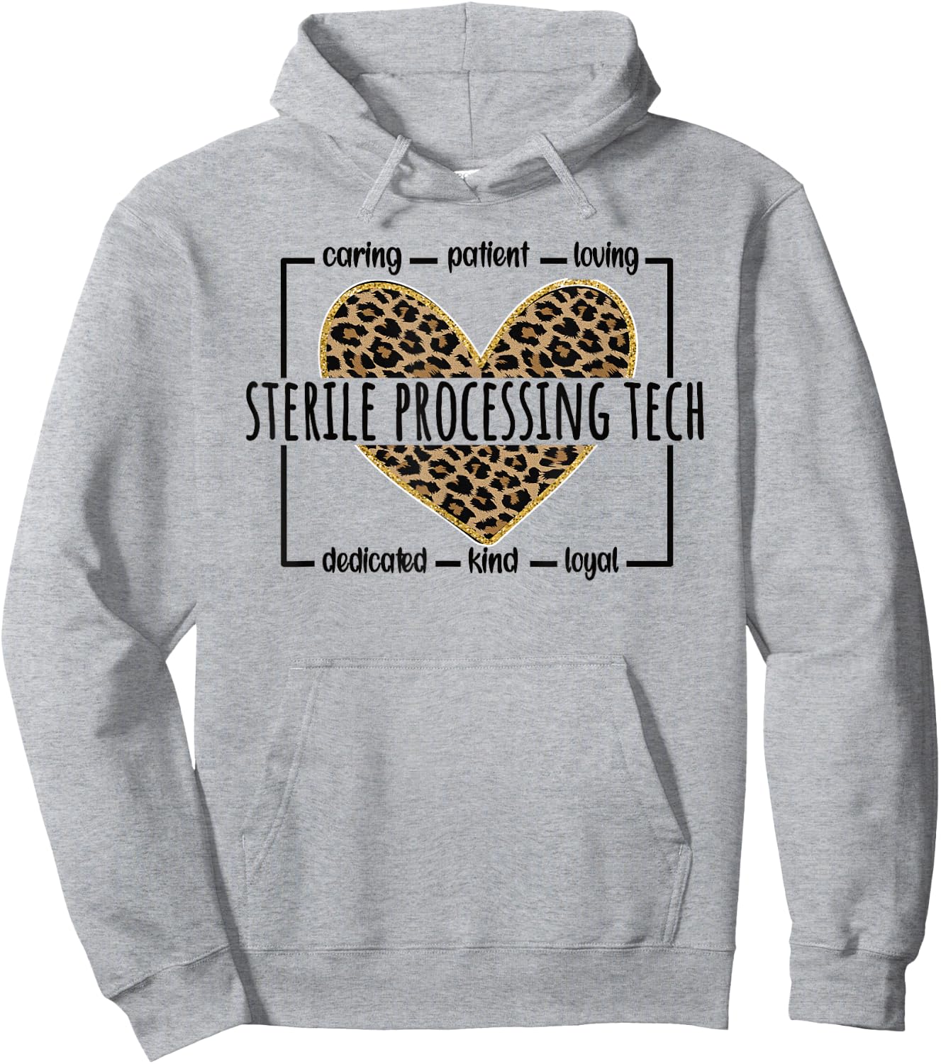 Sterile Processing Tech Sterile Processing Technician Hoodie - Hoodie | Ash