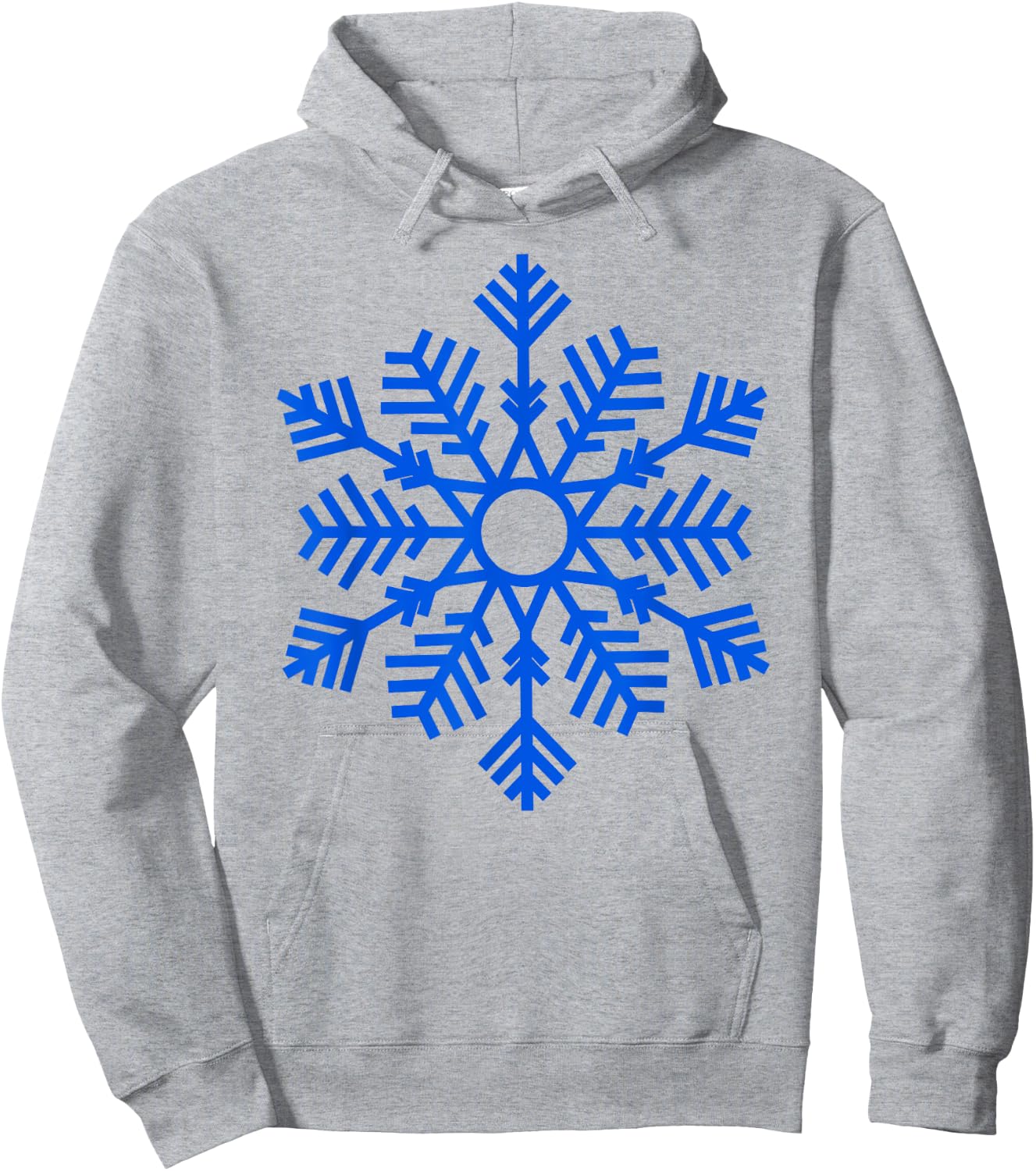 Blue Snowflake Winter Women And Kids Xmas Christmas Hoodie - Hoodie | Ash