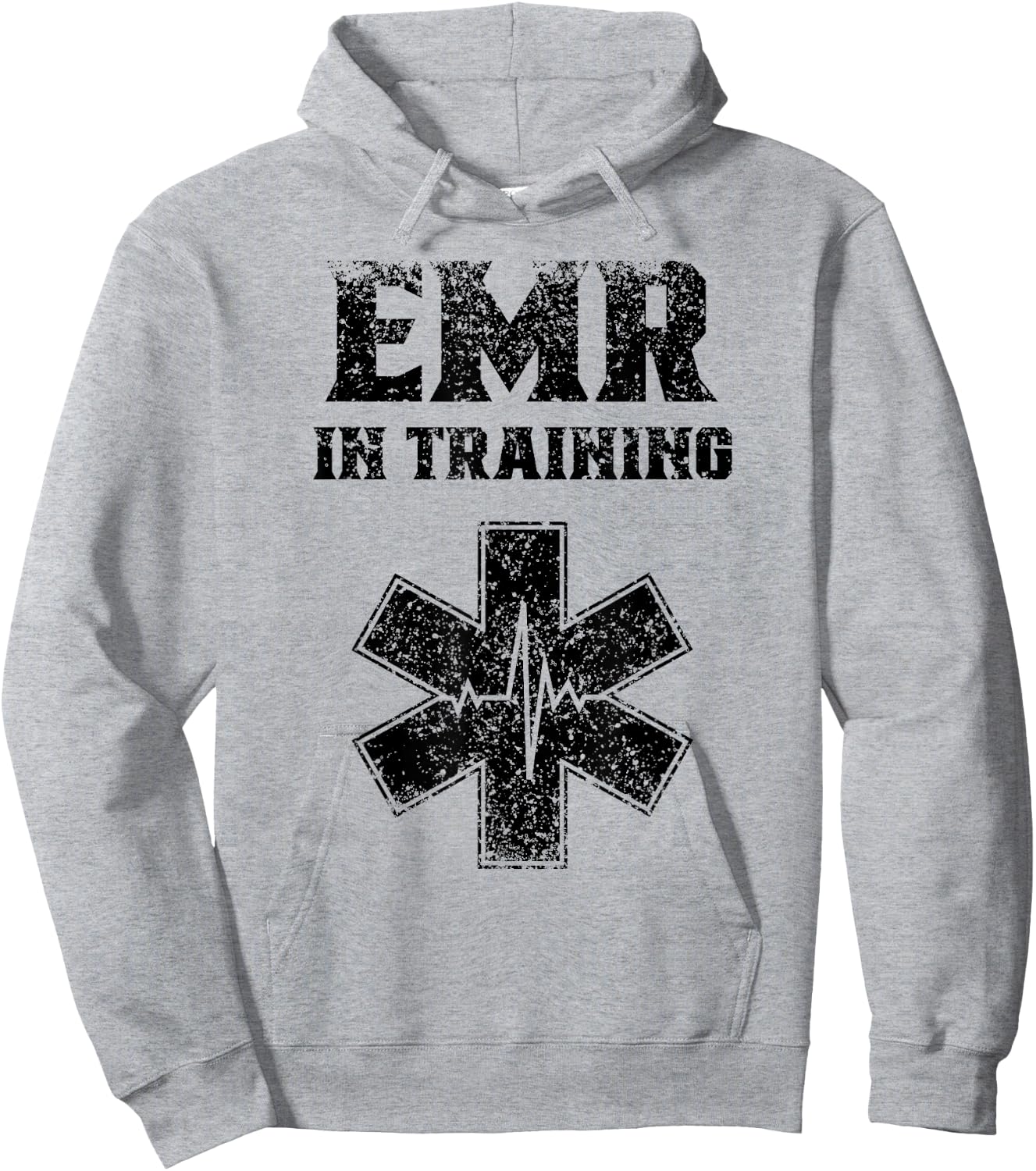 Emergency Medical Responder In Training Emr Emt Ambulance Hoodie - Hoodie | Ash
