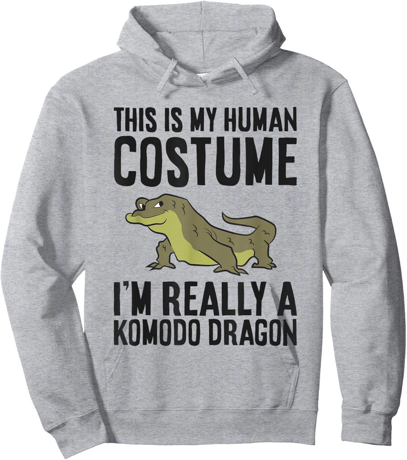 This Is My Human Costume I'm Really A Komodo Dragon Hoodie - Hoodie | Ash