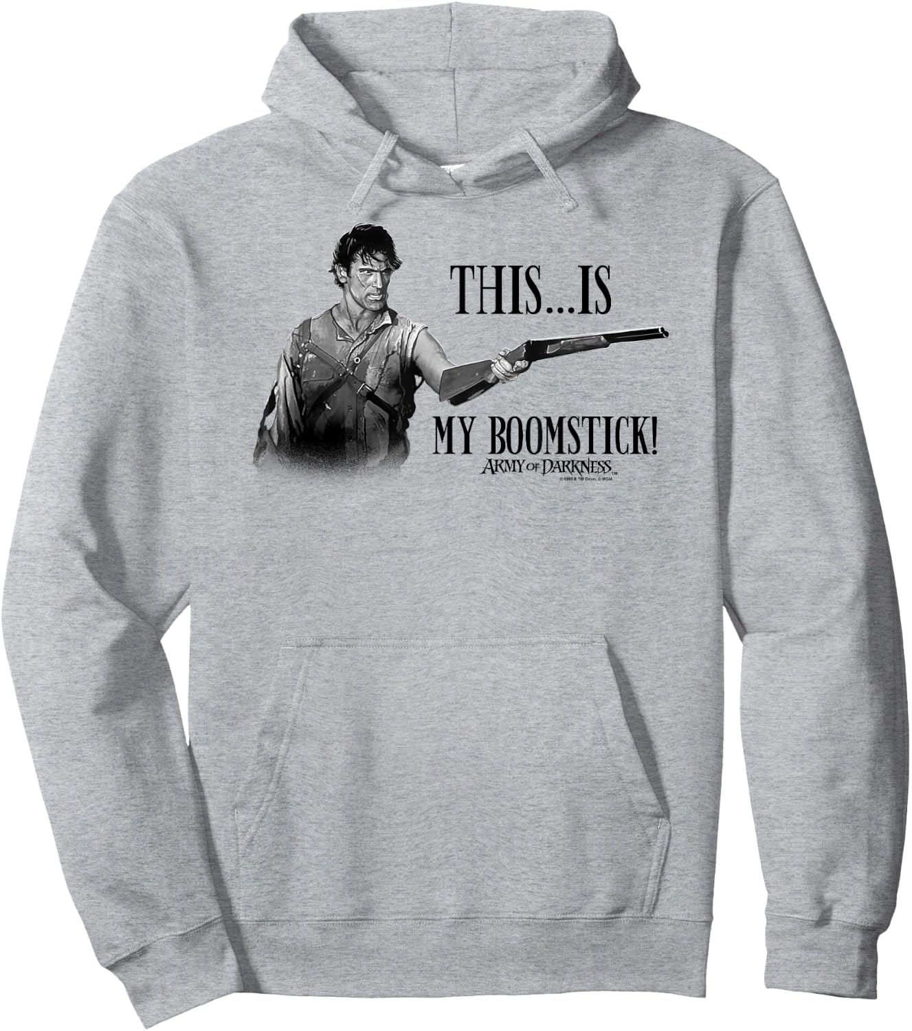 Army of Darkness Boomstick! Hoodie - Hoodie | Ash