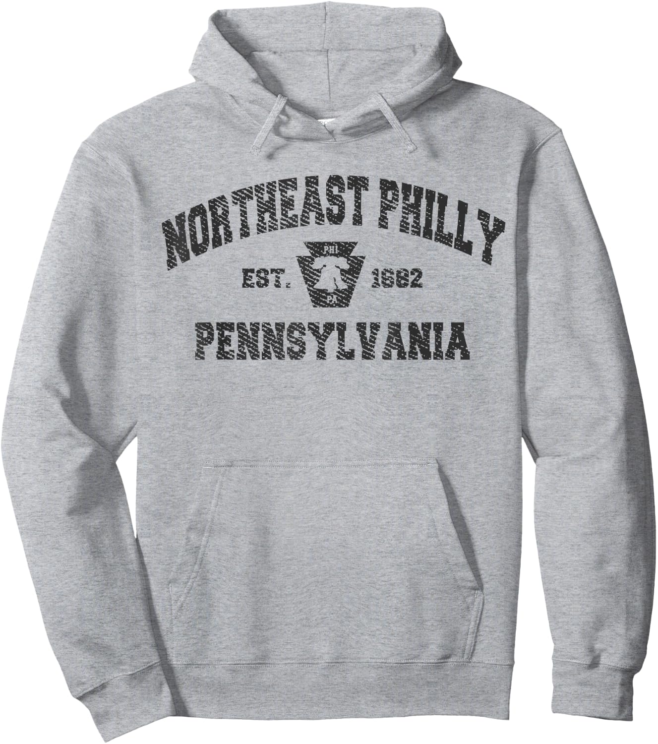 Vintage NORTHEAST PHILLY PENNSYLVANIA 1854 Philadelphia PA Hoodie - Hoodie | Ash