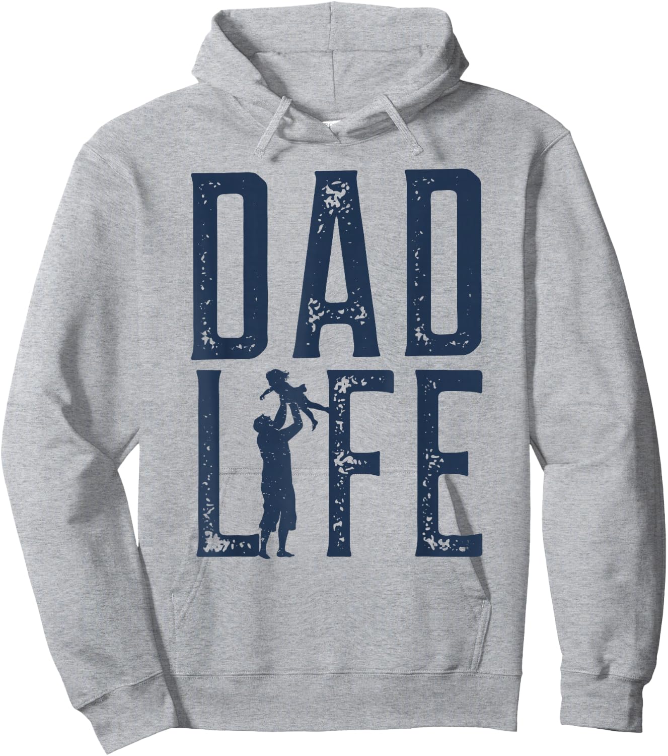 Dad Life Girl Dad Hoodie - Hoodie | Ash