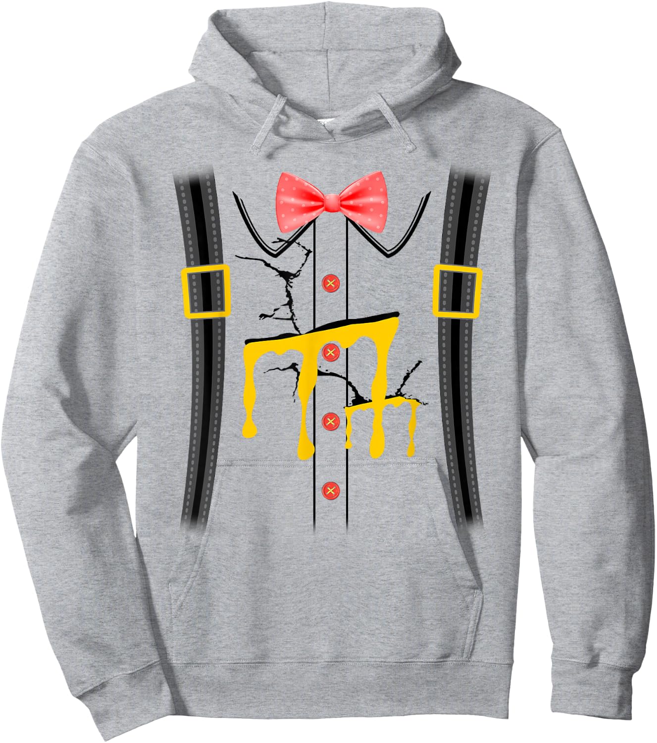 Humpty Dumpty Halloween Costume Cracked Egg Hoodie - Hoodie | Ash