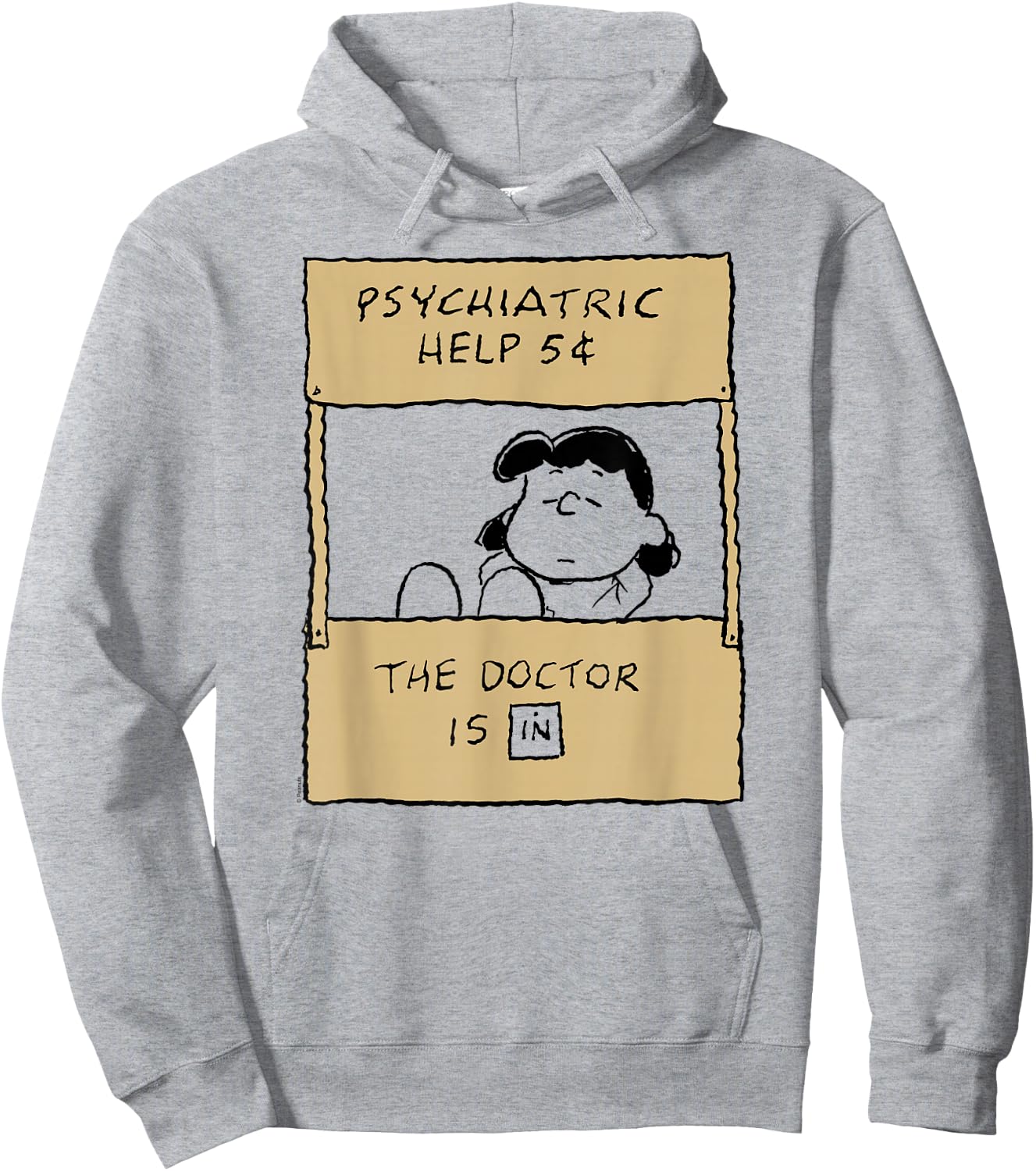 Peanuts - Lucy Doctor is in Hoodie - Hoodie | Ash