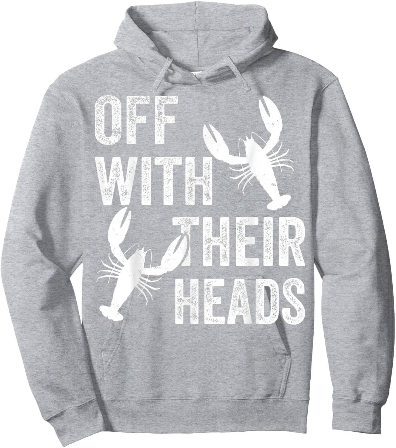 Funny Crayfish Crawfish Boil Off With Their Heads Hoodie - Hoodie | Ash