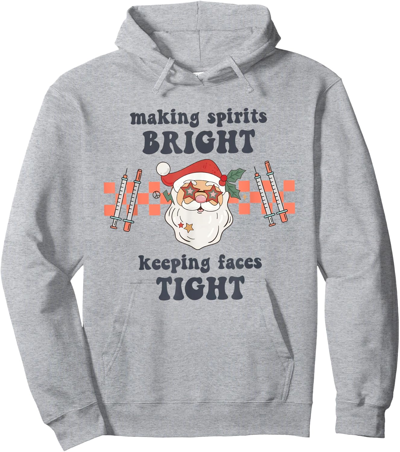 Nurse Injector Christmas Filler Dysport Dealer Cosmetic Hoodie - Hoodie | Ash