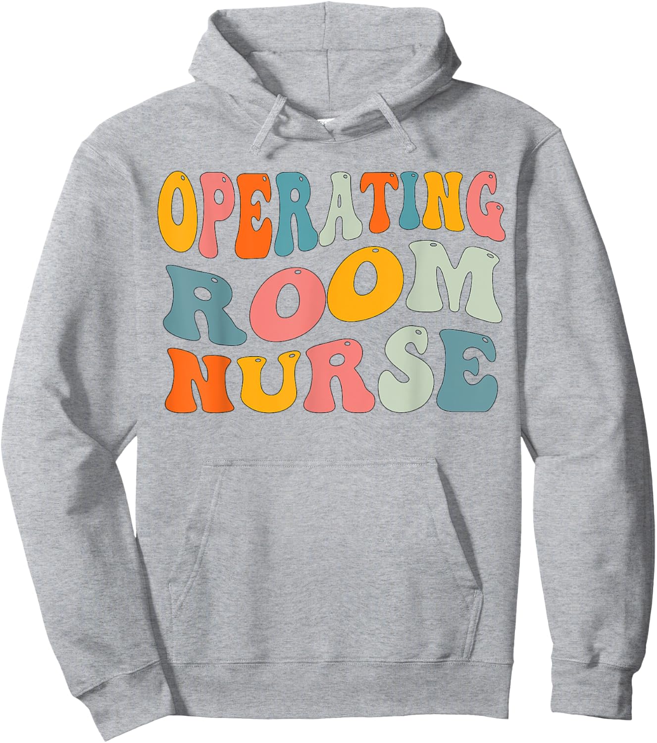 Groovy Operating Room Nurse OR Surgical Perioperative Nurse Hoodie - Hoodie | Ash