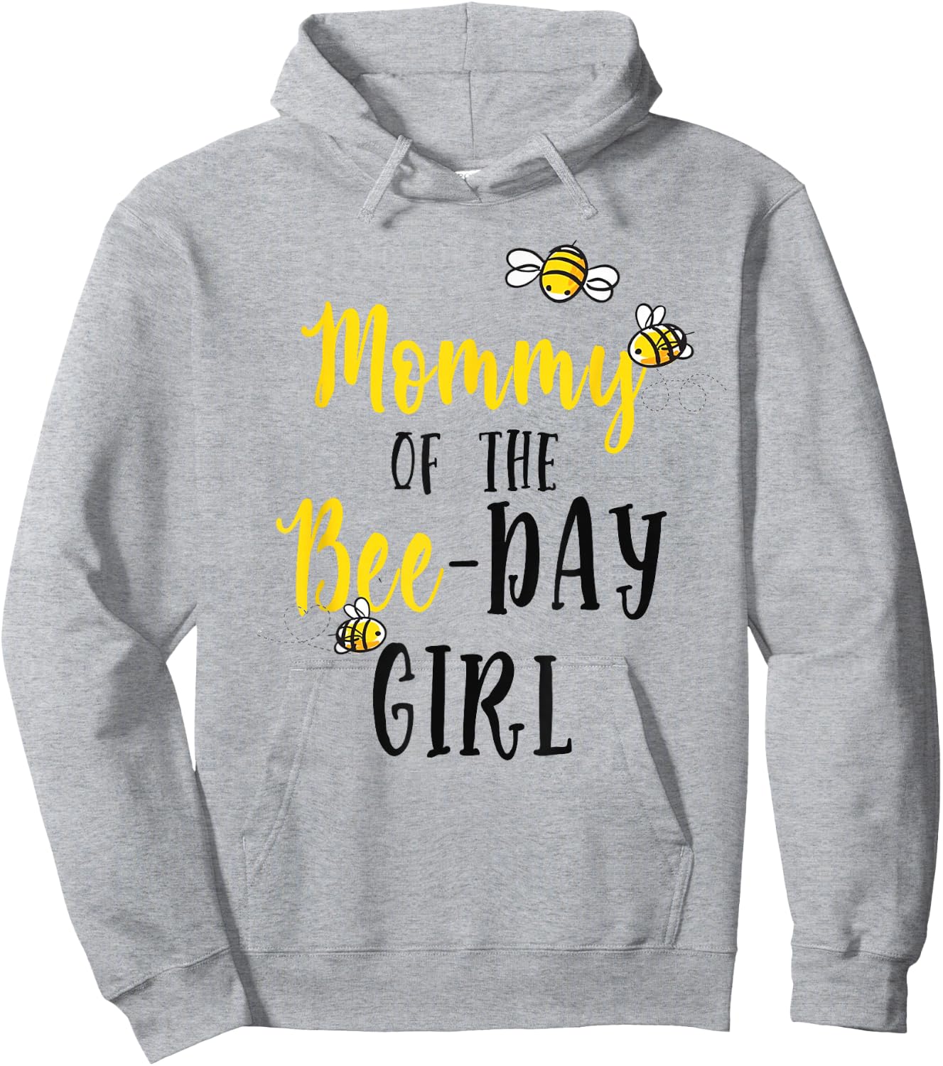 Mommy of The Bee Day Girl Shirt Bee Birthday Matching Mom Hoodie - Hoodie | Ash
