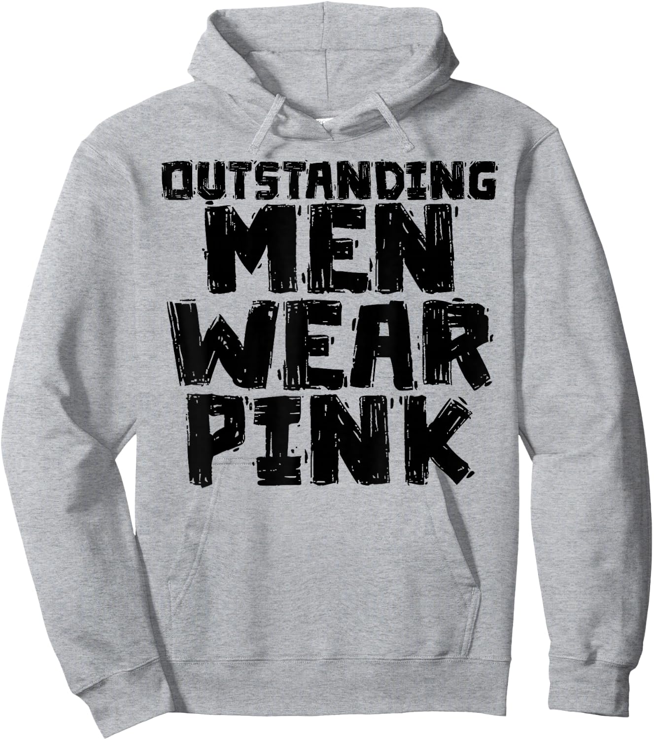Outstanding Men Wear Pink Hoodie - Hoodie | Ash