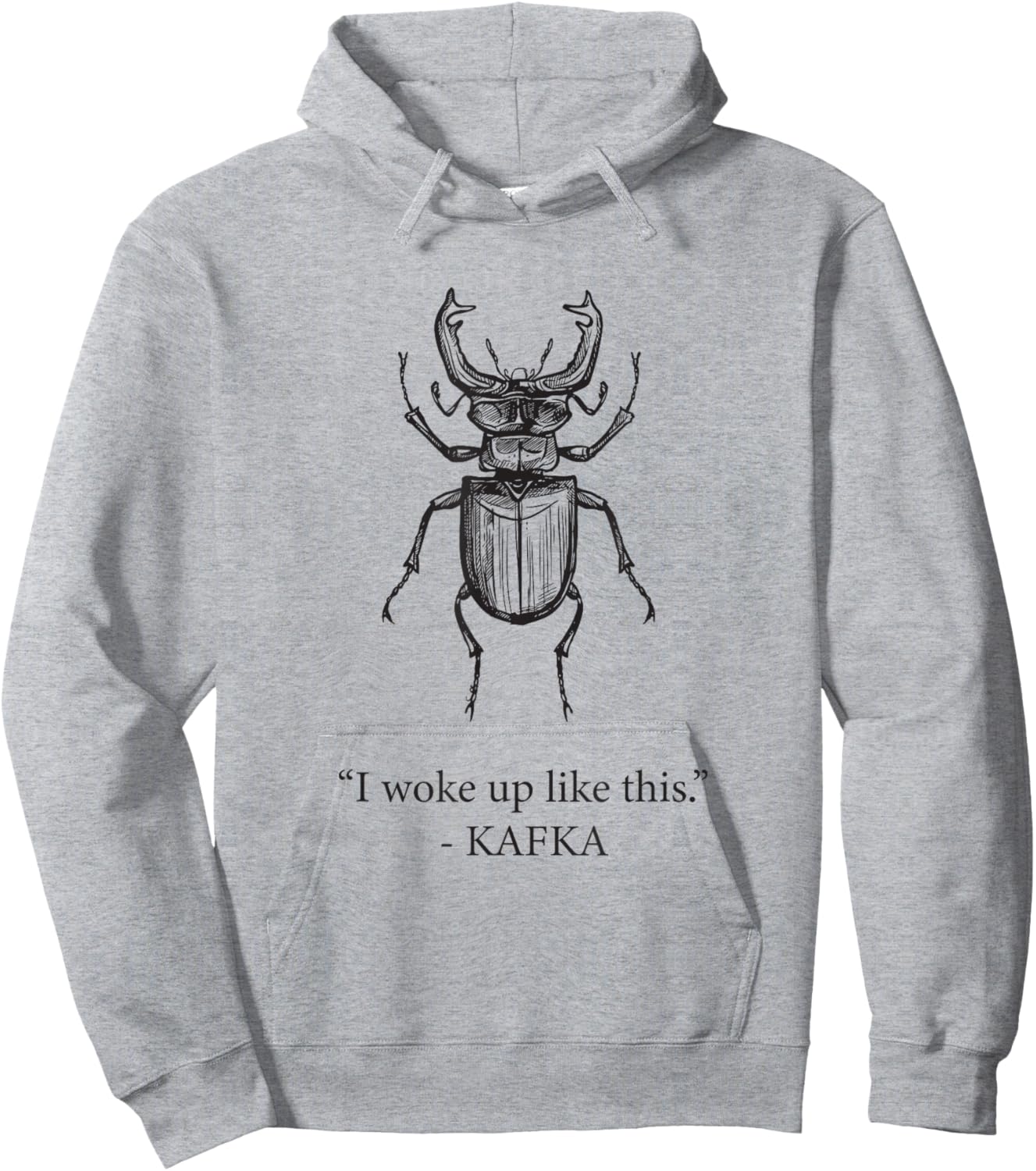 I woke up like this - Kafka Hoodie - Hoodie | Ash