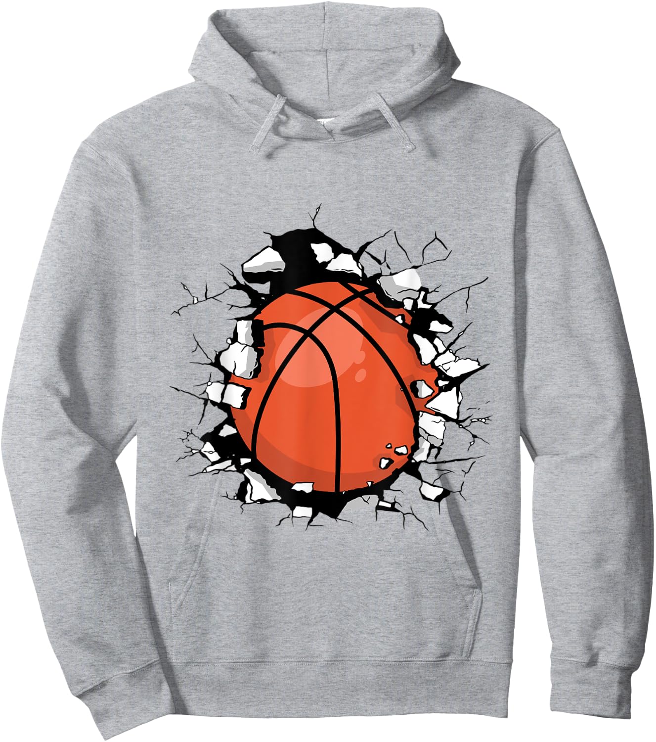 Basketball Sport Game Athlete Hoodie - Hoodie | Ash