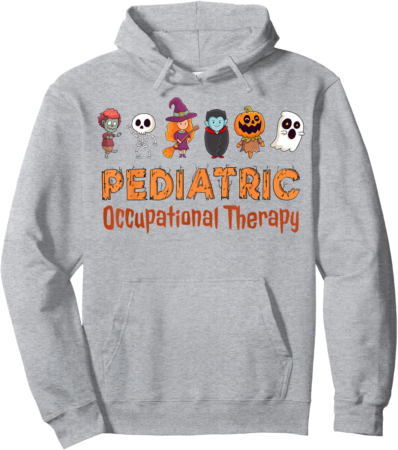 Pediatric Occupational Therapy OT Therapist Peds Halloween Hoodie - Hoodie | Ash