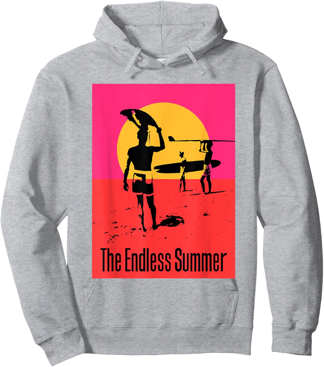 The Endless Summer Classic Surf Movie Poster Hoodie - Hoodie | Ash