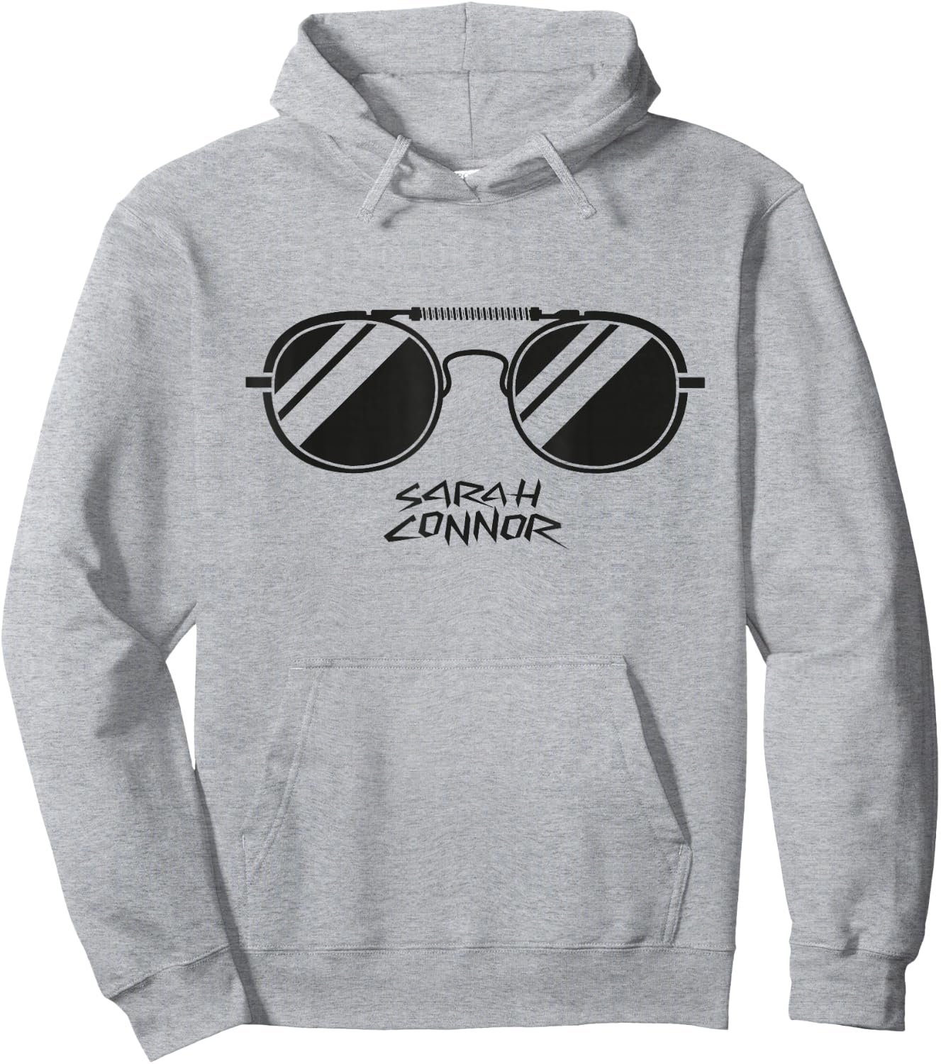 Terminator 2 Sarah Connor Sunglasses Hoodie - Hoodie | Ash