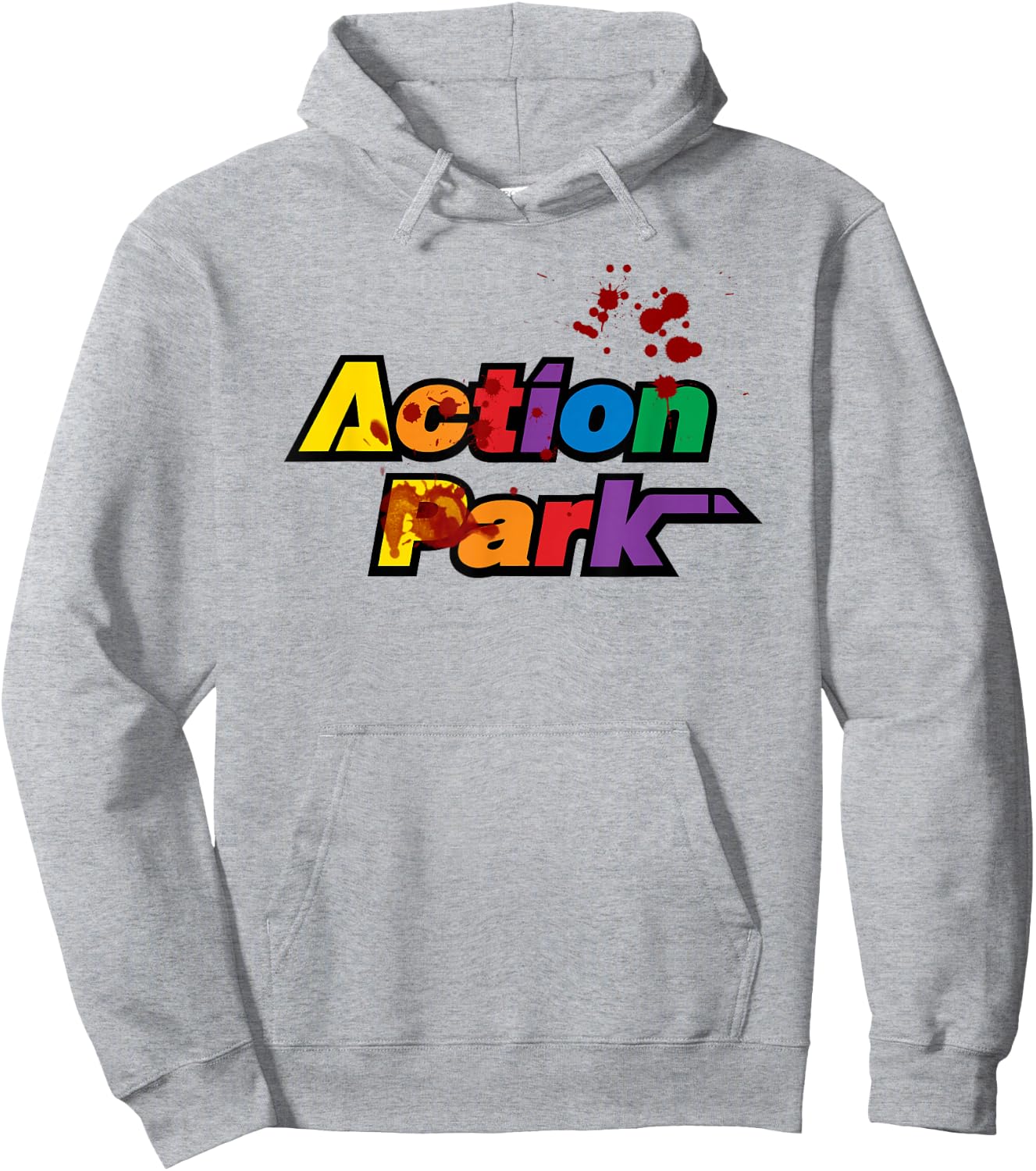Action Park Logo (Bloody) Hoodie - Hoodie | Ash