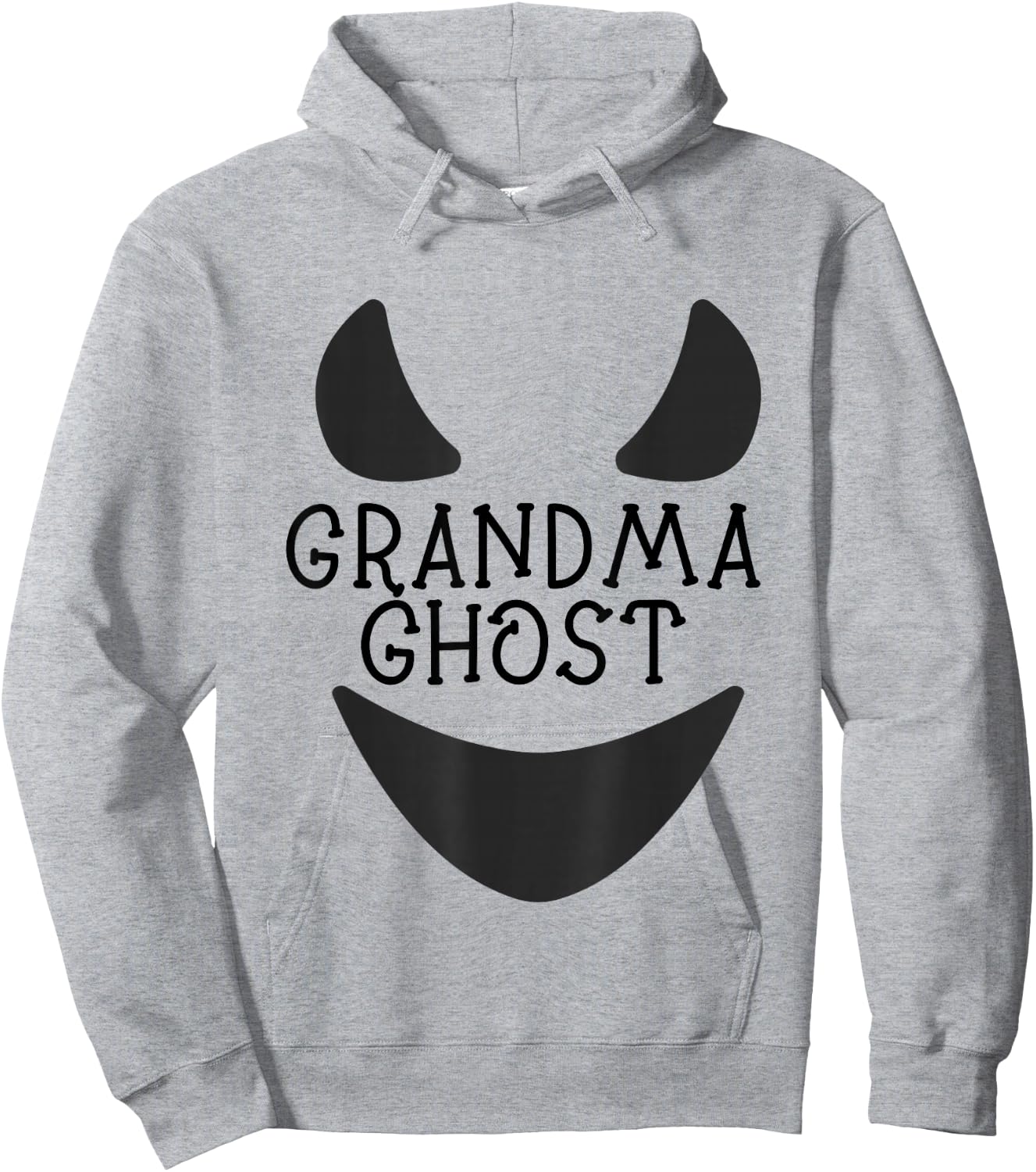 Grandma Ghost Matching Family Halloween Costume Hoodie - Hoodie | Ash