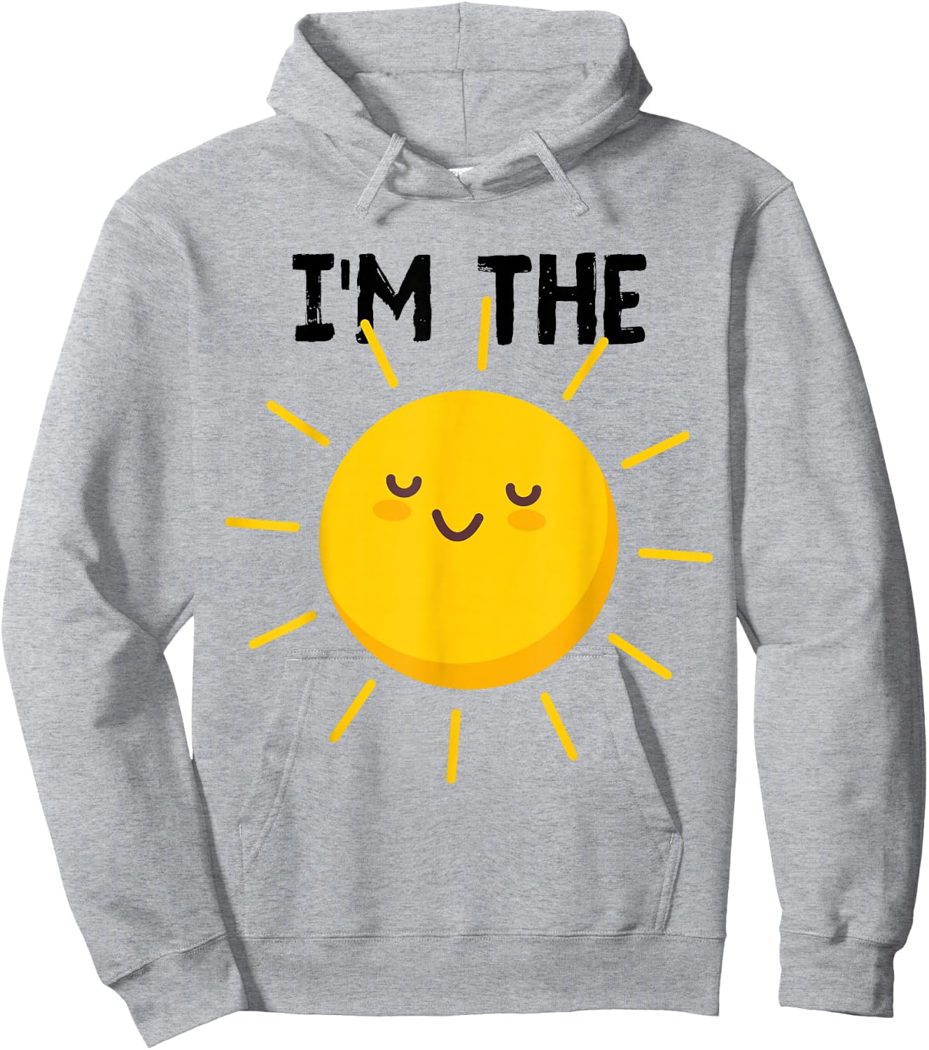 Pretend to be the Sun Funny Kids Show Halloween Costume Hoodie - Hoodie | Ash