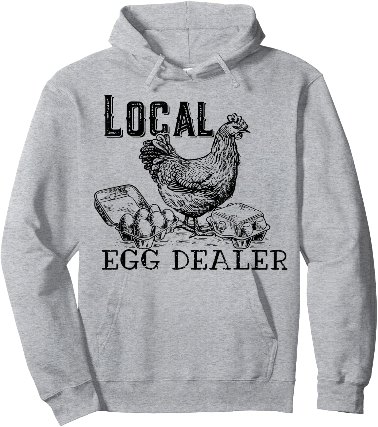 Local Egg Dealers, Support Your Local Egg Dealers Hoodie - Hoodie | Ash